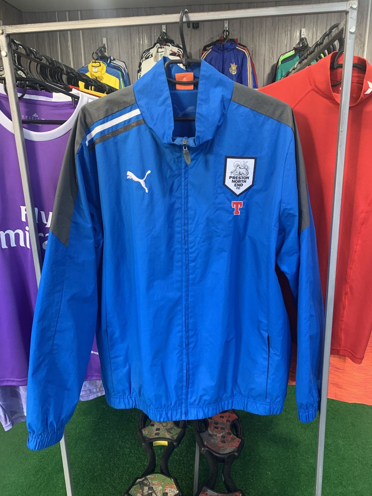 Puma × Vintage Vintage Preston North End FC Track Training Jacket Navy PUMA Size US L / EU 52-54 / 3 - 1 Thumbnail