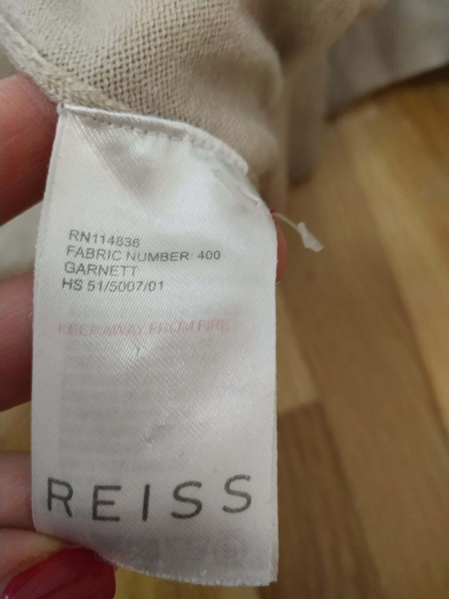 Reiss REISS v-neck beige merino wool sweater M Size US M / EU 48-50 / 2 - 8 Thumbnail