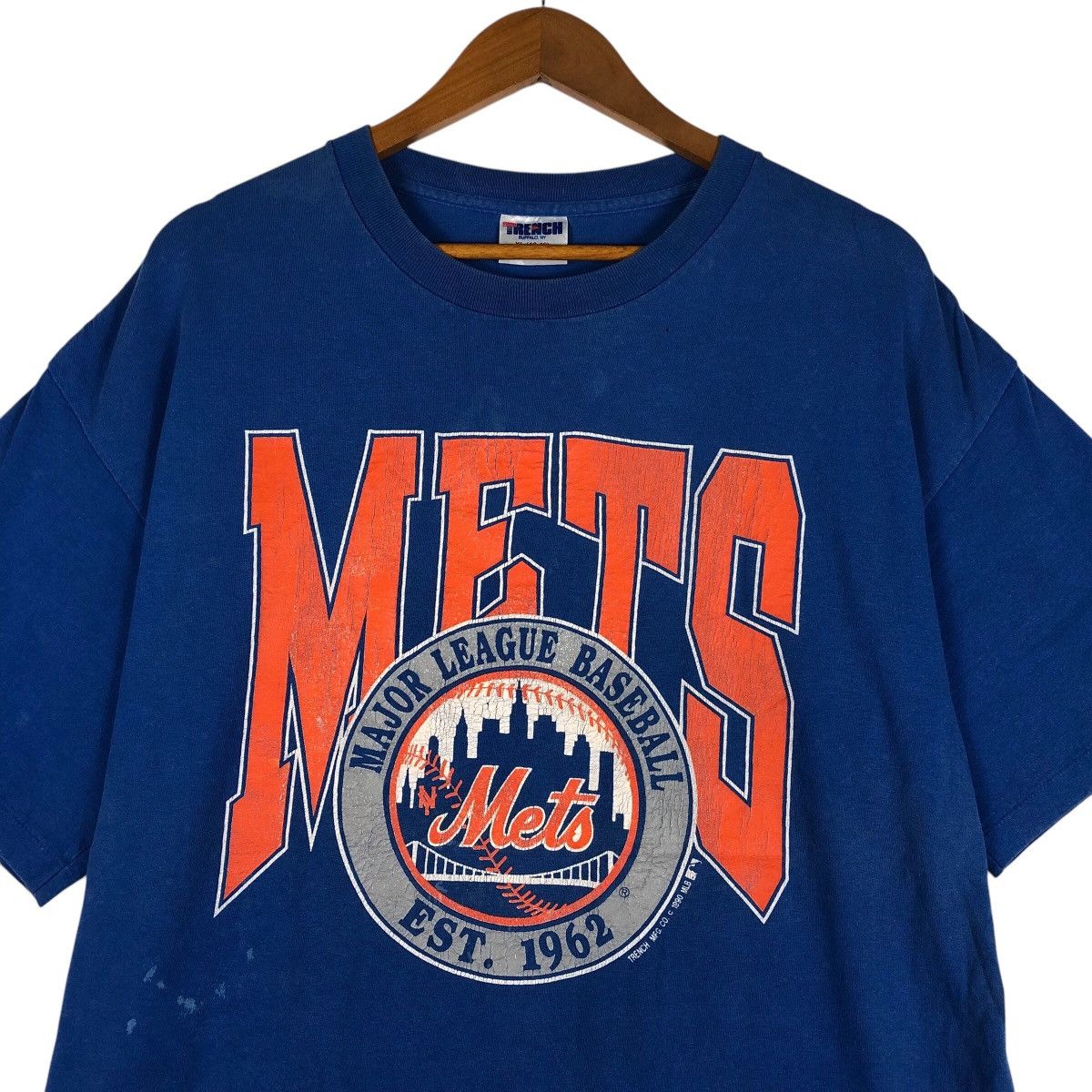 Vintage New York METS MLB Vintage T-Shirt Size US XL / EU 56 / 4 - 2 Thumbnail