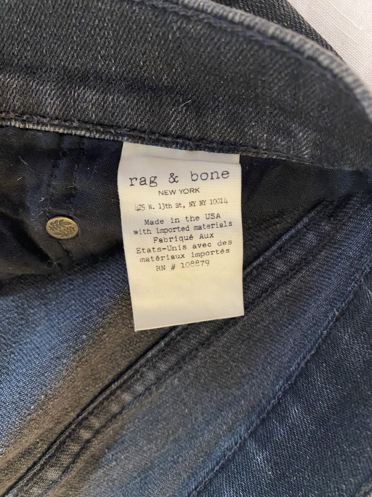 Rag & Bone Fit 1 Skinny Jeans Size US 30 / EU 46 - 5 Thumbnail