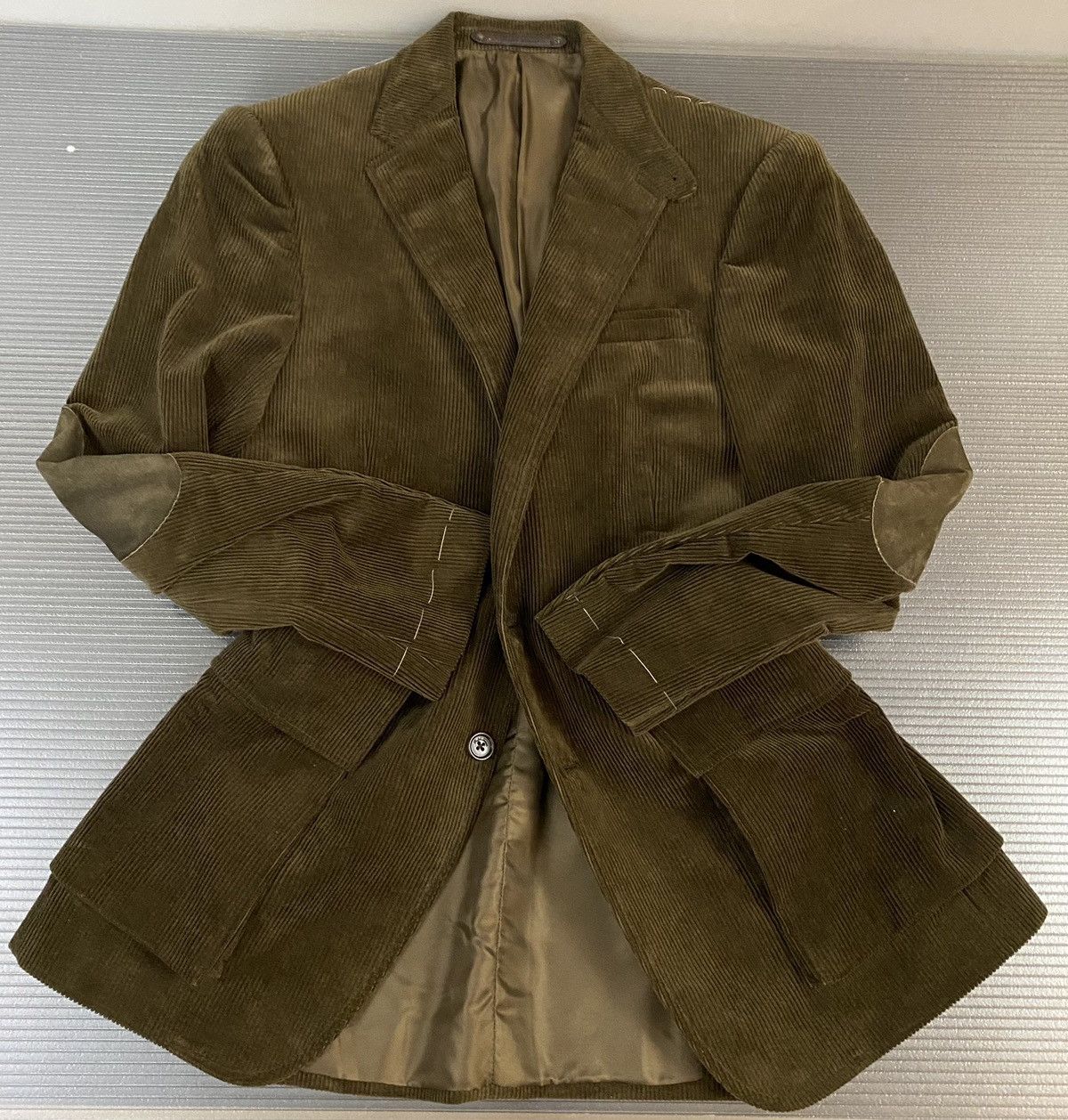 Ralph Lauren Purple Label RLPL 🇮🇹 English Corduroy Suede Patch Collectors Jacket 38R NW Size 38R - 9 Thumbnail