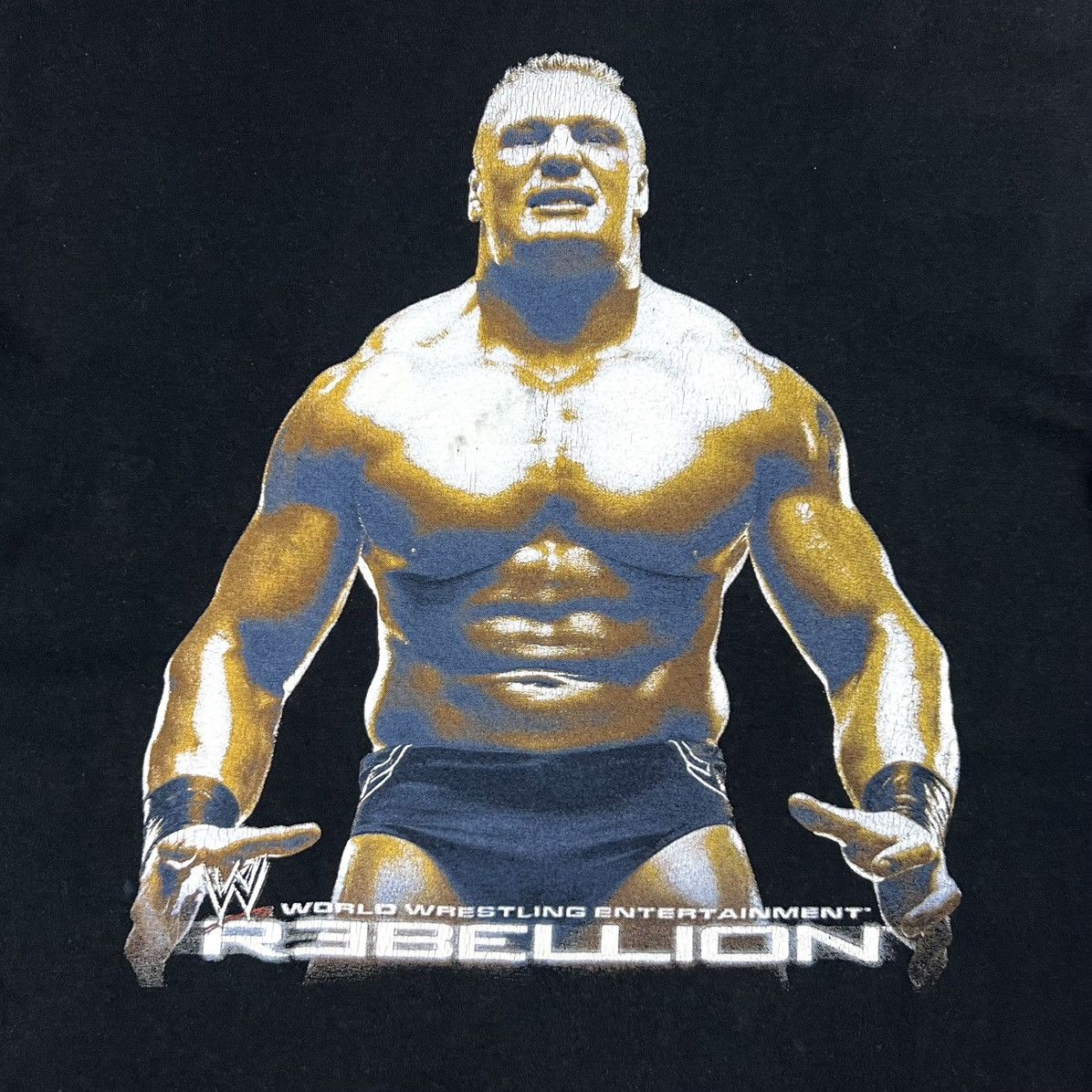 Vintage × WWE × WWF Vintage WWE Brock Lesnar European Tour 2002 WWE T Shirt M/L Size US M / EU 48-50 / 2 - 6 Thumbnail