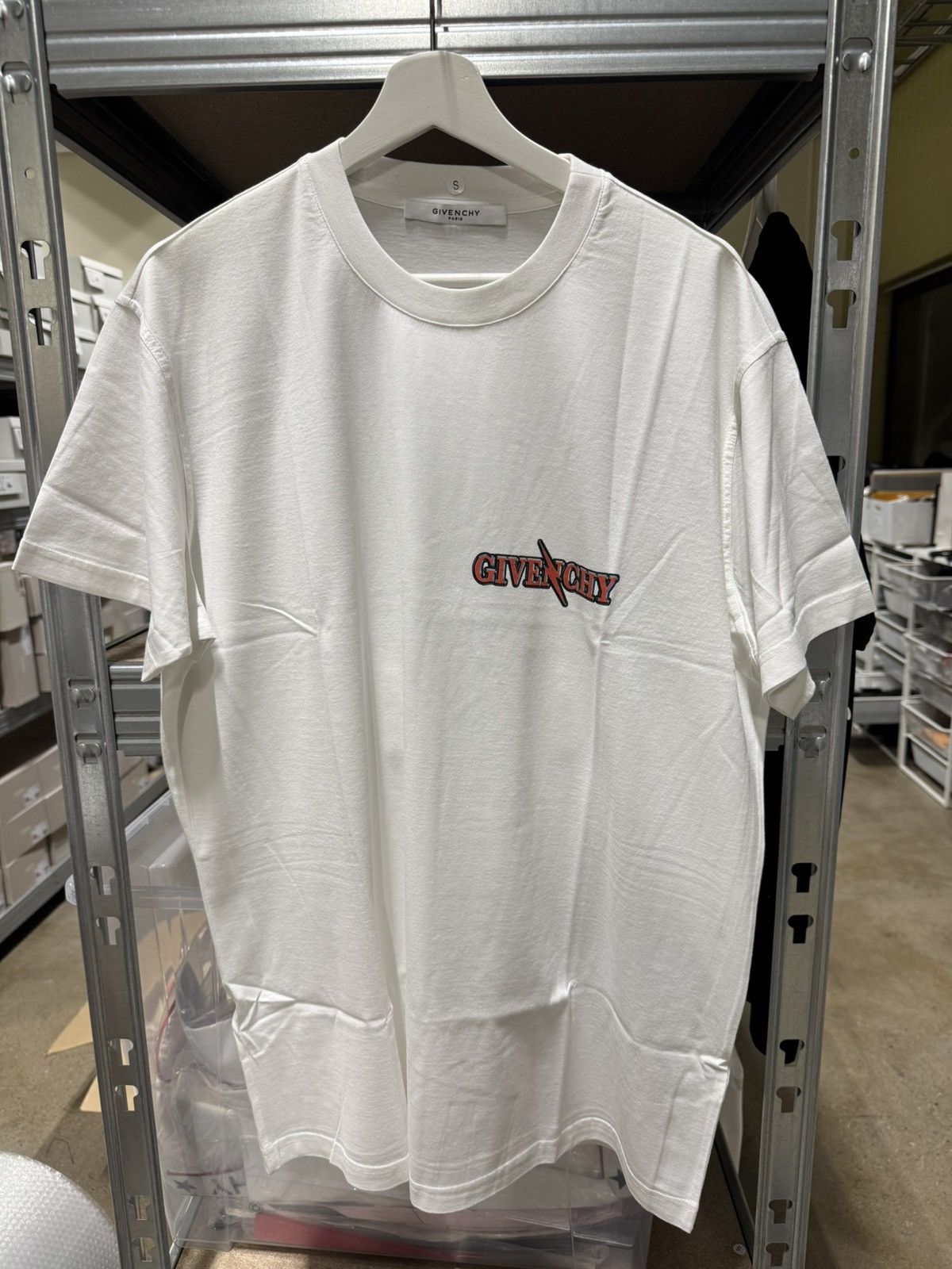Givenchy Givenchy Logo T-Shirt NEW 600$ Size US XL / EU 56 / 4 - 1 Thumbnail