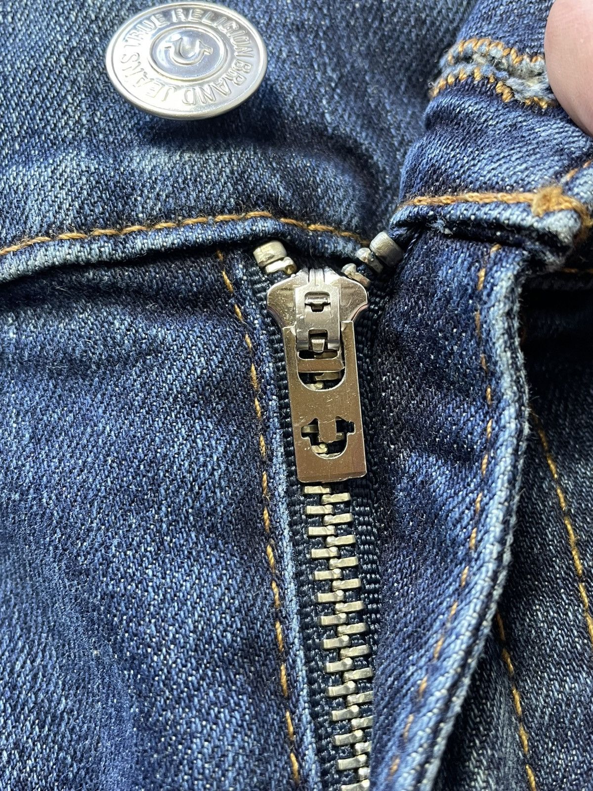 True Religion Vintage True Religion Baggy Straight Denim Jeans Japan Y2k Size US 34 / EU 50 - 8 Thumbnail