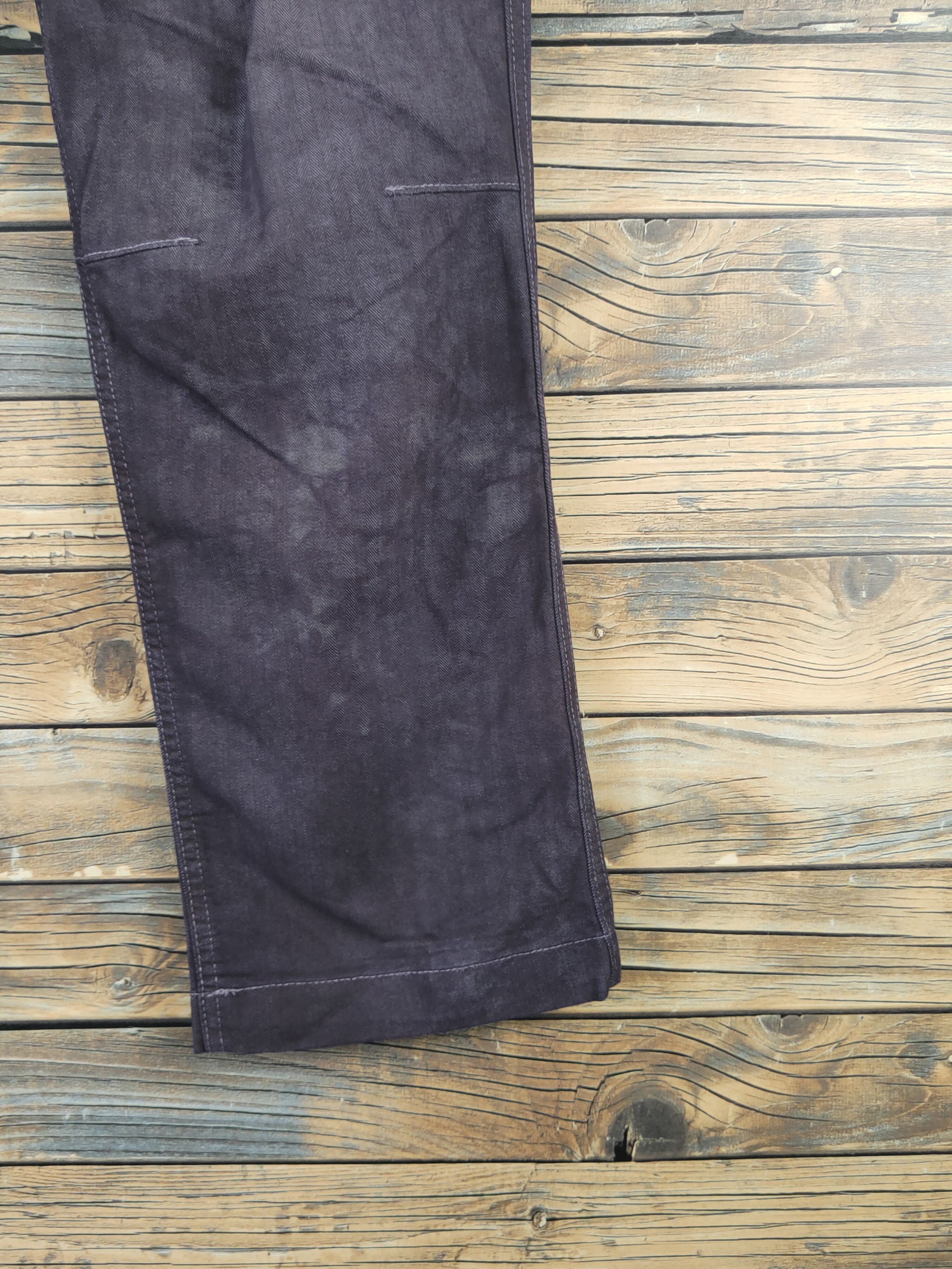 Japanese Brand DL Dogman Black Faded Multipocket Cargo Pants #1775 Size US 29 - 6 Thumbnail