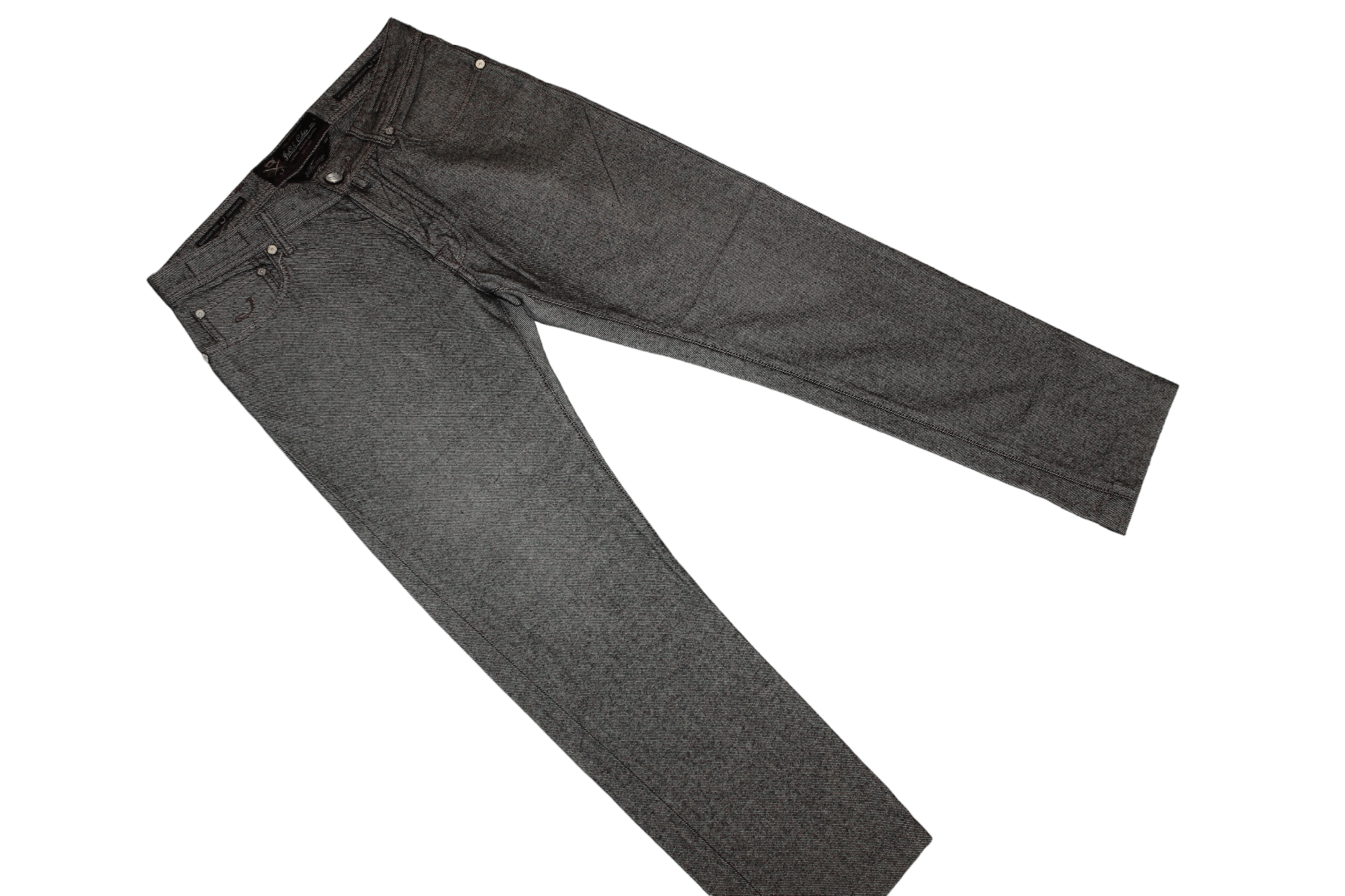 Jacob Cohen Jacob Cohen Herringbone Woven Cotton-Wool Denim Cropped Pant Size US 32 / EU 48 - 4 Thumbnail