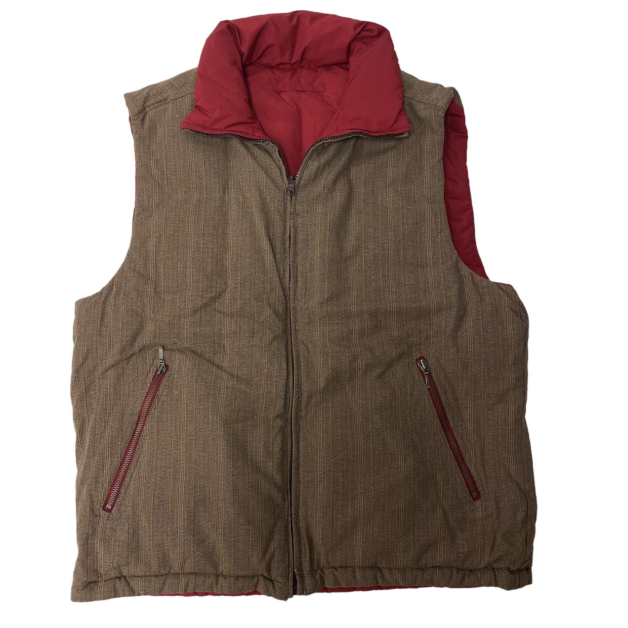 Eddie Bauer Nylon QUILTED Goose DOWN Filled PUFFER Reversible Ski Vest Size US M / EU 48-50 / 2 - 2 Thumbnail