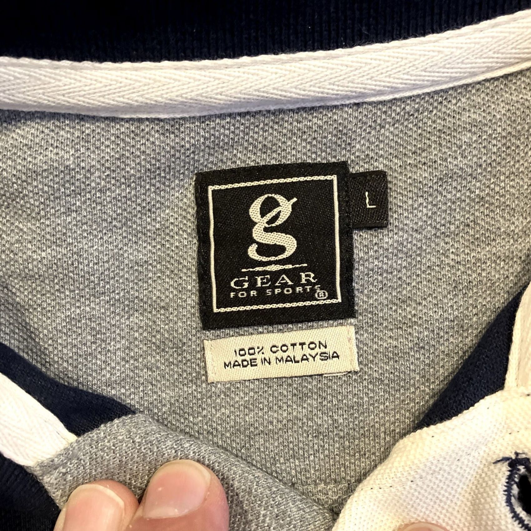 Vintage VINTAGE GEAR FOR SPORTS Polo Shirt Men Large Navy Golf 2003 US Open Olympia Fields NWT Rare Size US L / EU 52-54 / 3 - 5 Thumbnail