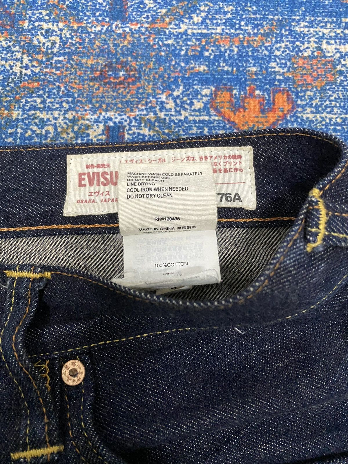 Denime × Evisu × Japanese Brand Evisu Daicock Lot.2000 Size US 30 / EU 46 - 4 Thumbnail