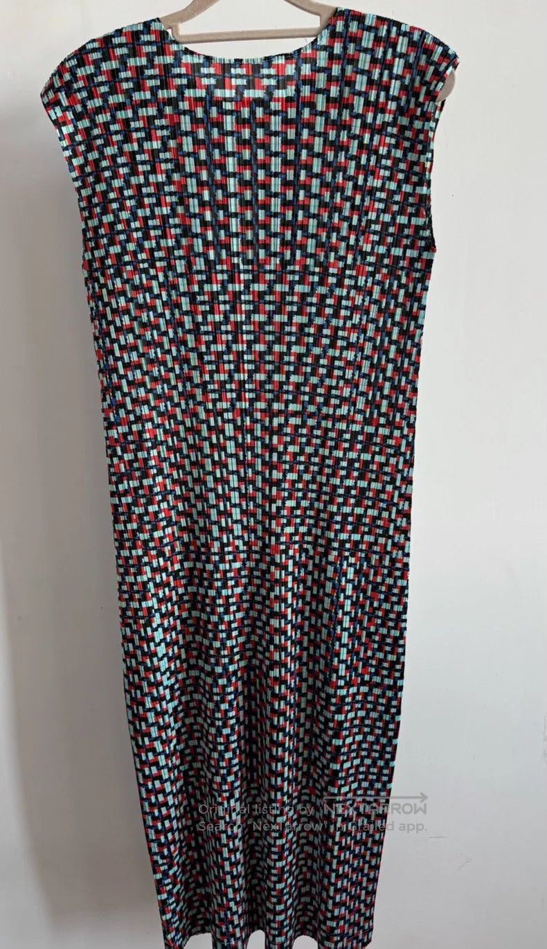 Issey Miyake Issey Miyake QR Code Print Dress Size L / US 10 / IT 46 - 1 Thumbnail