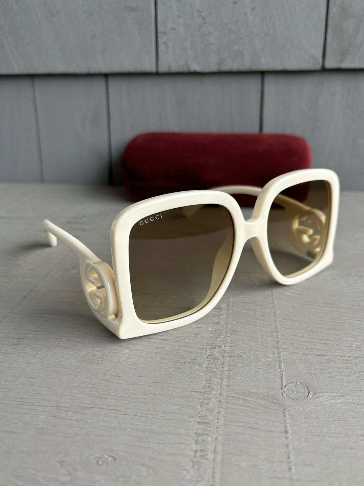 小物 00s archive gucci square eyewear y2k archive GUCCI square eyewear y2k y2k archive gucci square