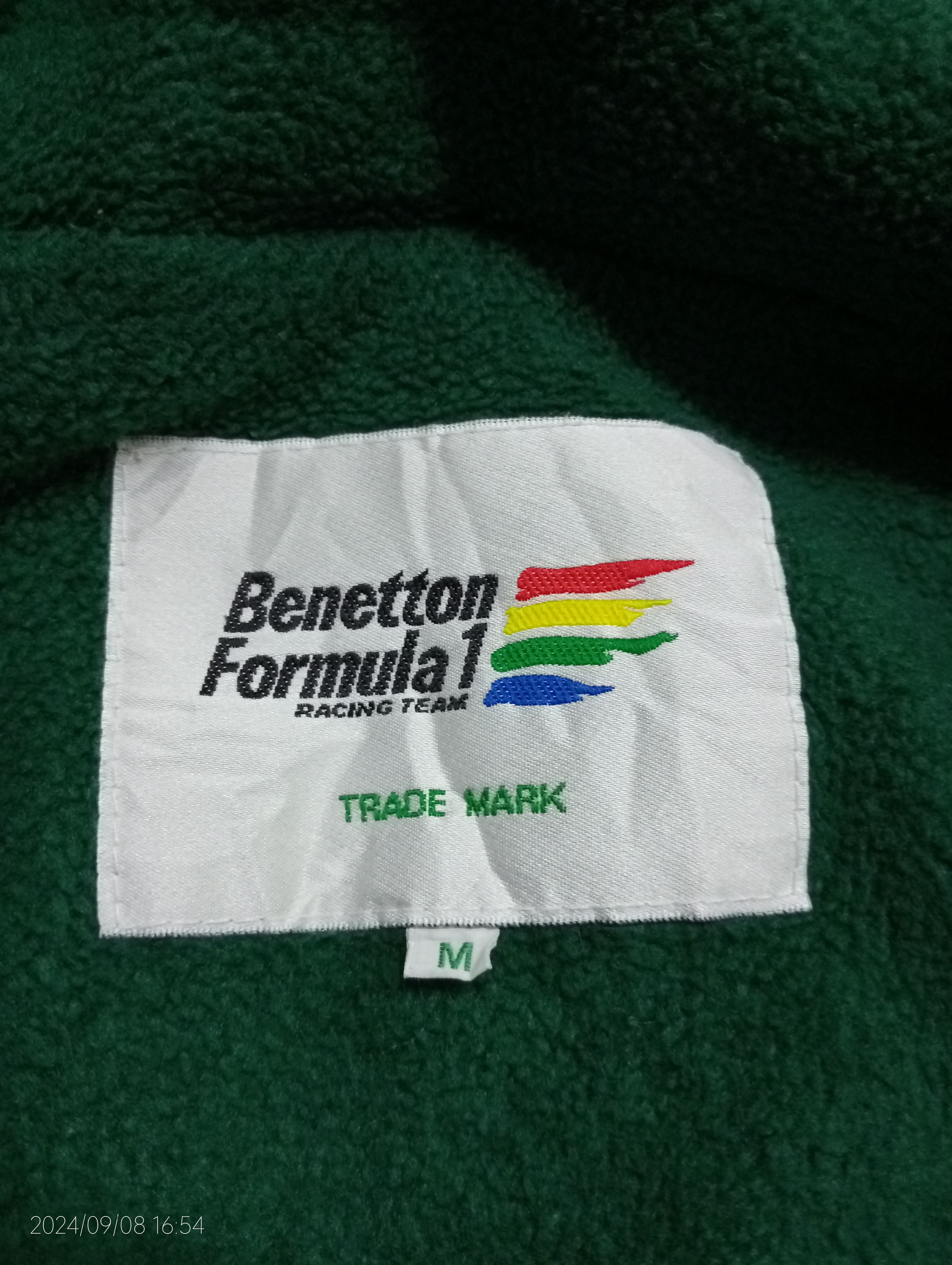 Benetton × Formula 1 Vintage Benetton Formula 1 Racing Team Light Jacket Size US M / EU 48-50 / 2 - 2 Thumbnail