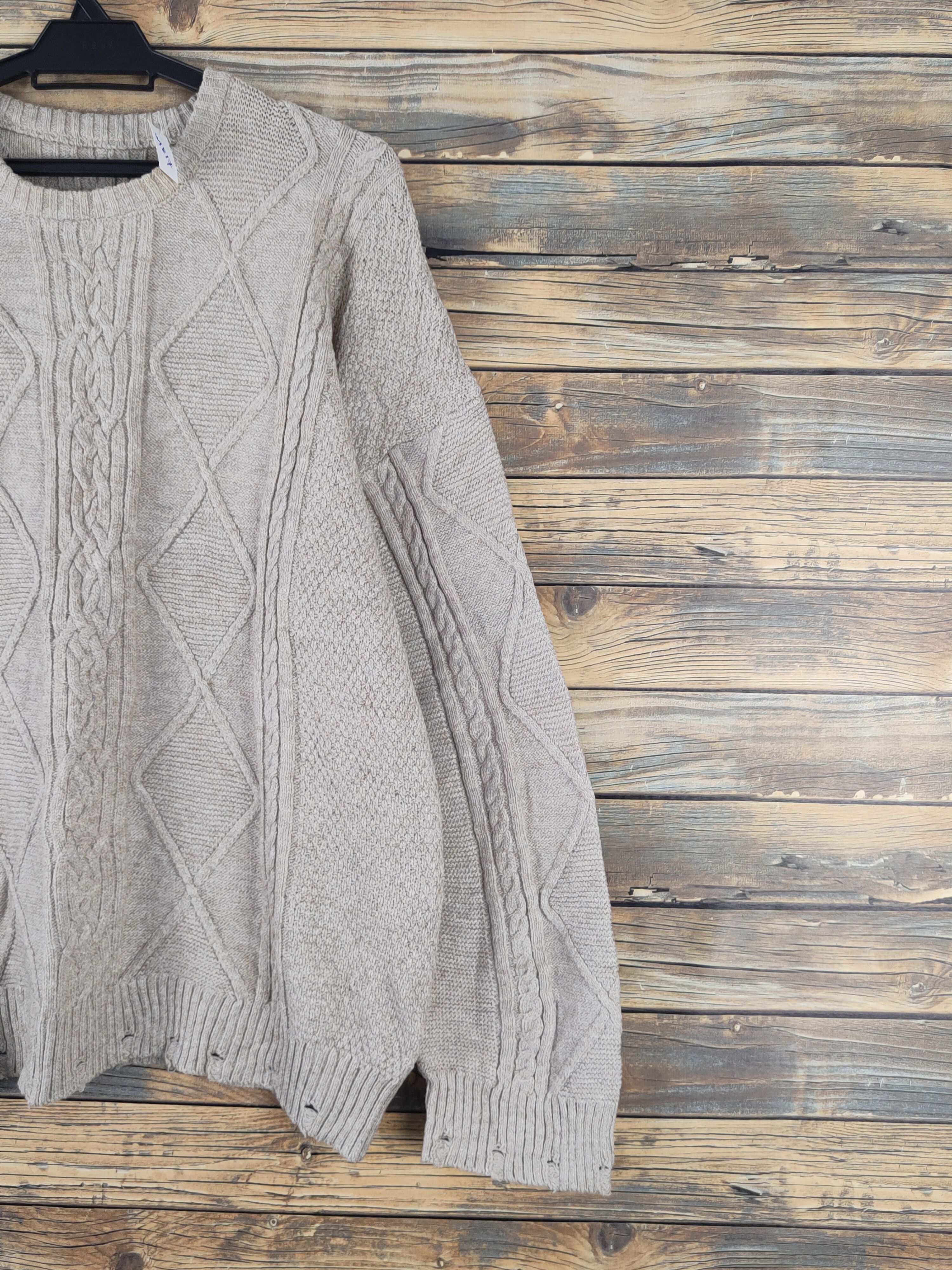 Aran Isles Knitwear Pivot Door Beige Knitwear Sweatshirts #W1817 Size US L / EU 52-54 / 3 - 5 Thumbnail