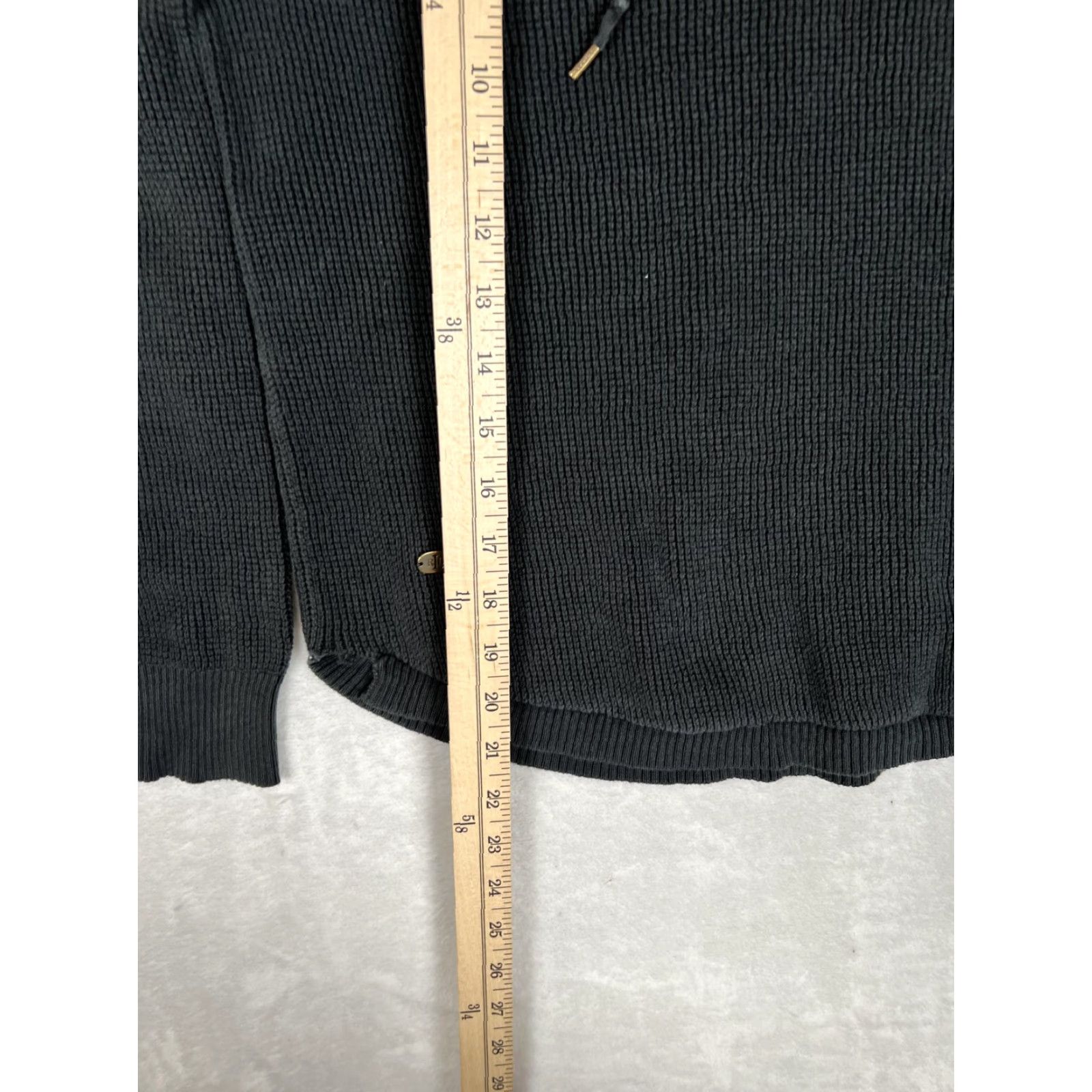 Ralph Lauren Lauren Ralph Lauren Sweater Womens Medium Gray Hooded Knit Raglan Logo Pullover Size M / US 6-8 / IT 42-44 - 5 Thumbnail