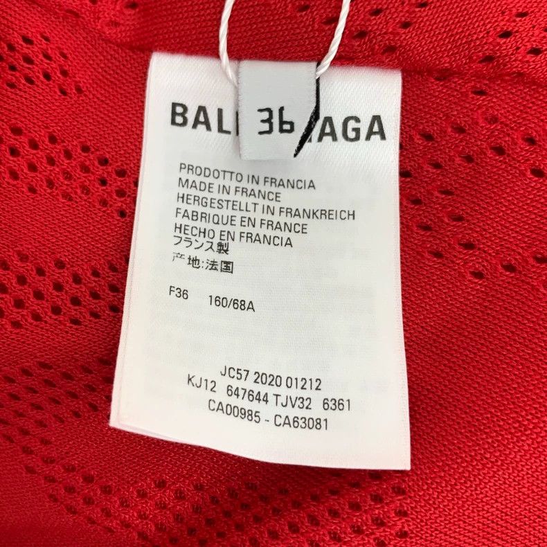 Balenciaga Balenciaga Red cut-out casual skirt Size 24" / US 00 / IT 34 - 7 Thumbnail