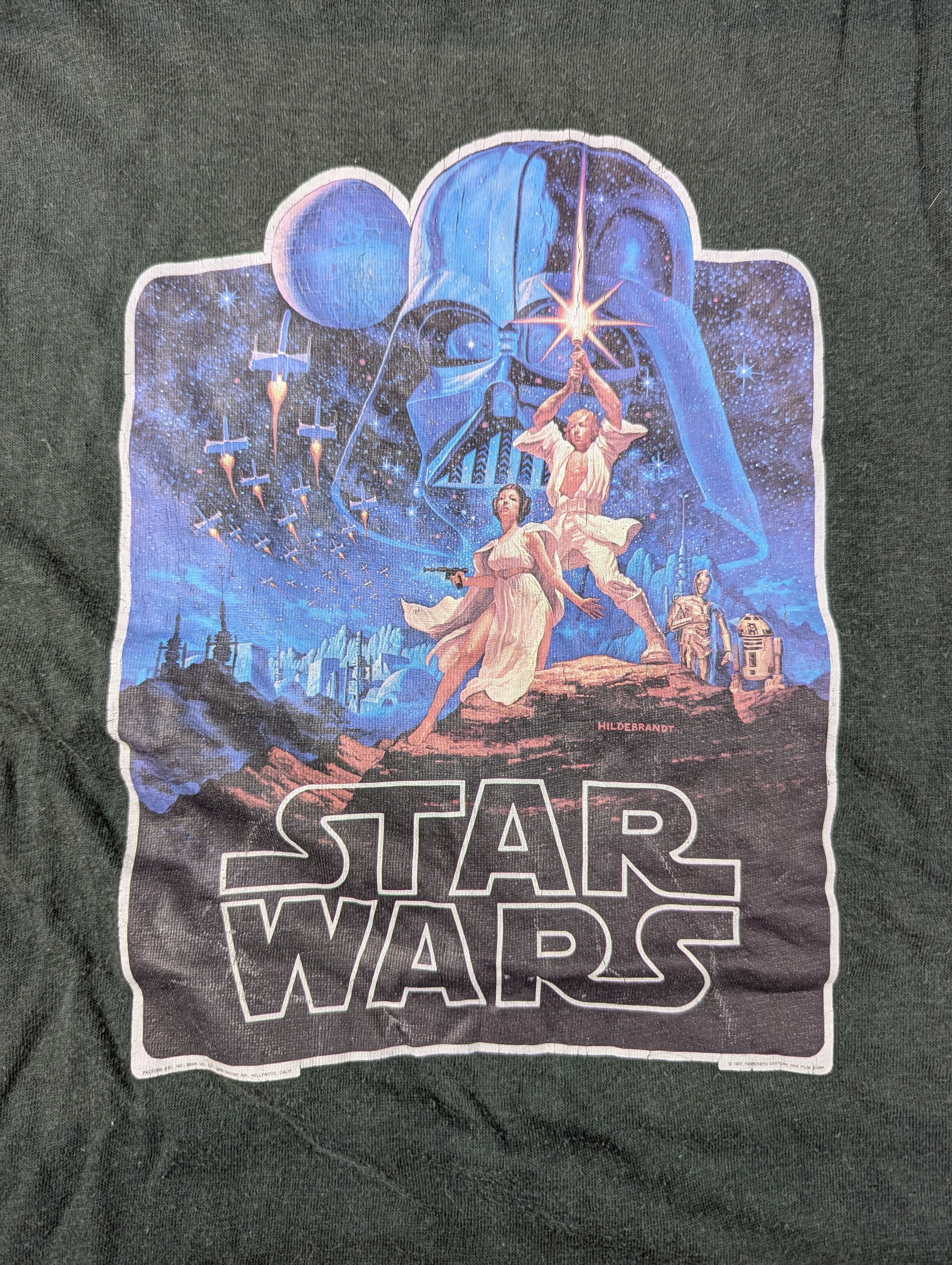 Star Wars × Vintage vintage 1977 starwars movie poster tee Size US XL / EU 56 / 4 - 5 Thumbnail
