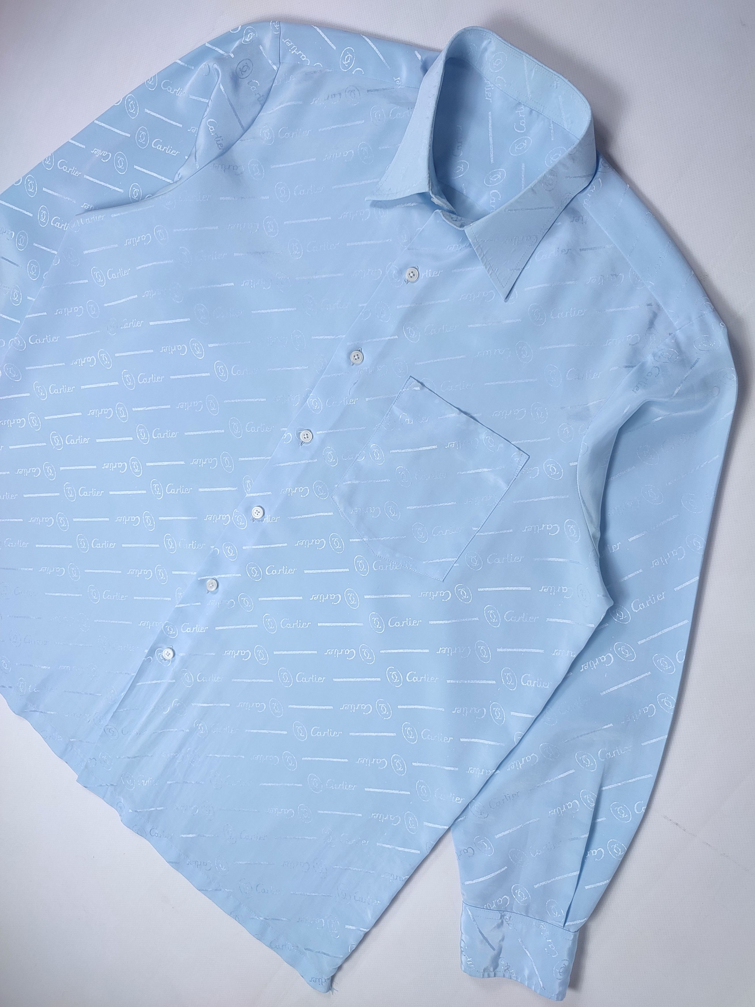 Cartier Vintage Monogram Cartier Shirt Size US L / EU 52-54 / 3 - 8 Thumbnail