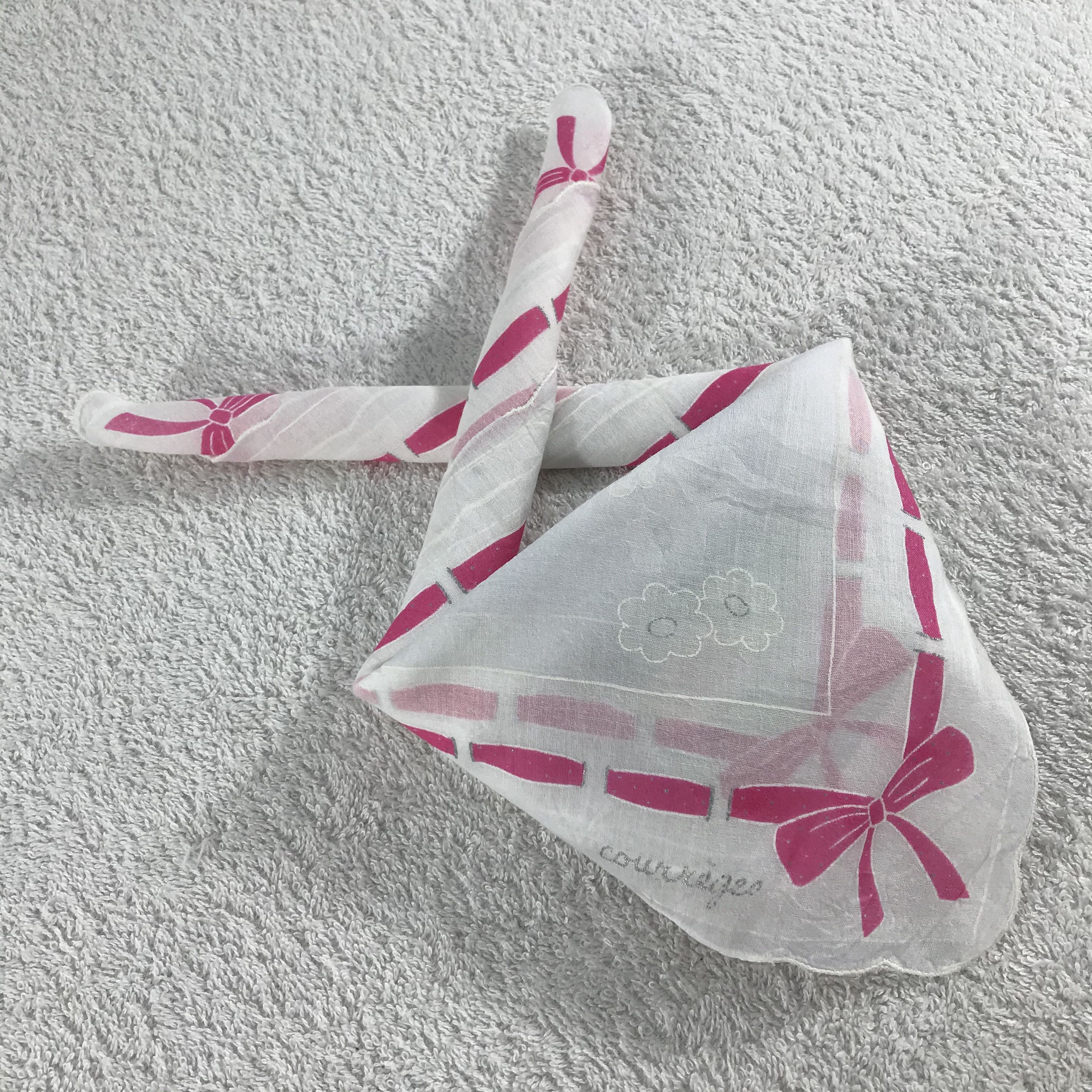 Courreges × Vintage Courreges Bandana / Handkerchief / Neckerchief - S309 Size ONE SIZE - 4 Thumbnail