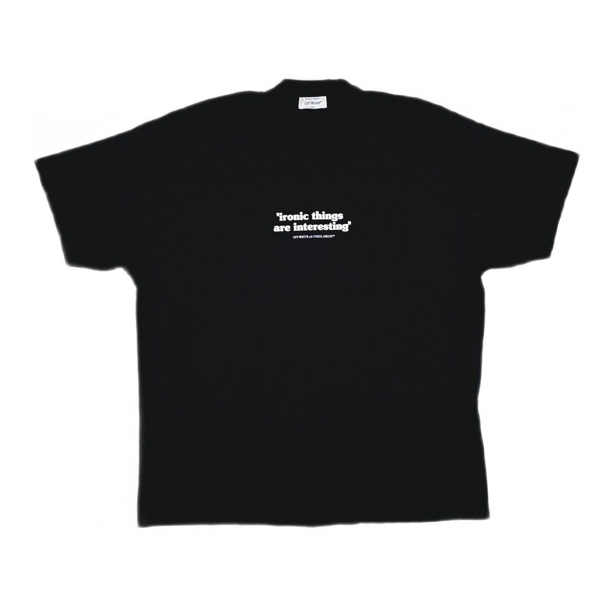 Off-White Off-White "Ironic Things Are Interesting" quote-print tee Size US XXS / EU 40 - 1 Thumbnail