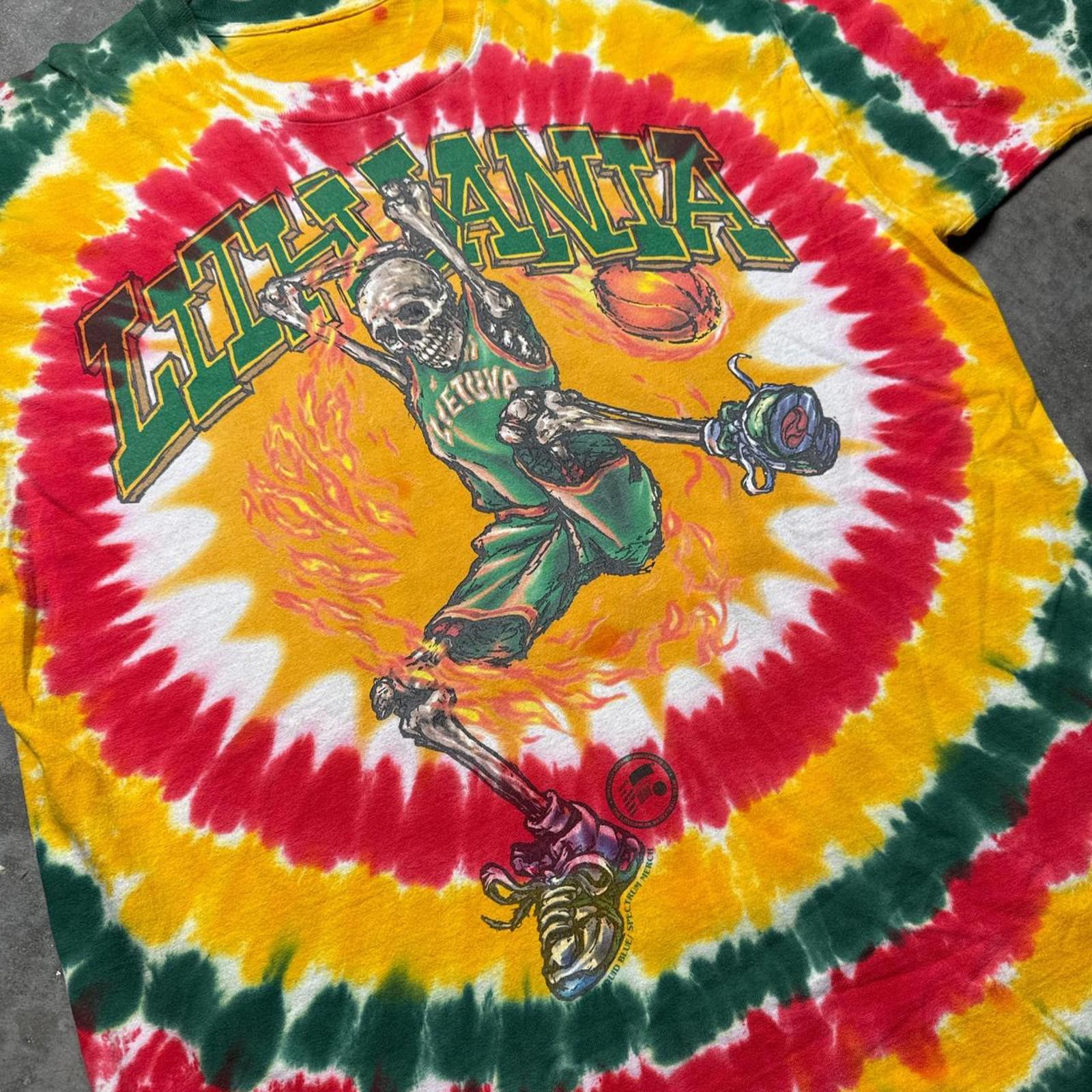 Liquid Blue Lithuania Liquid Blue Spectrum Basketball Team 90's T-Shirt Size US XL / EU 56 / 4 - 3 Thumbnail