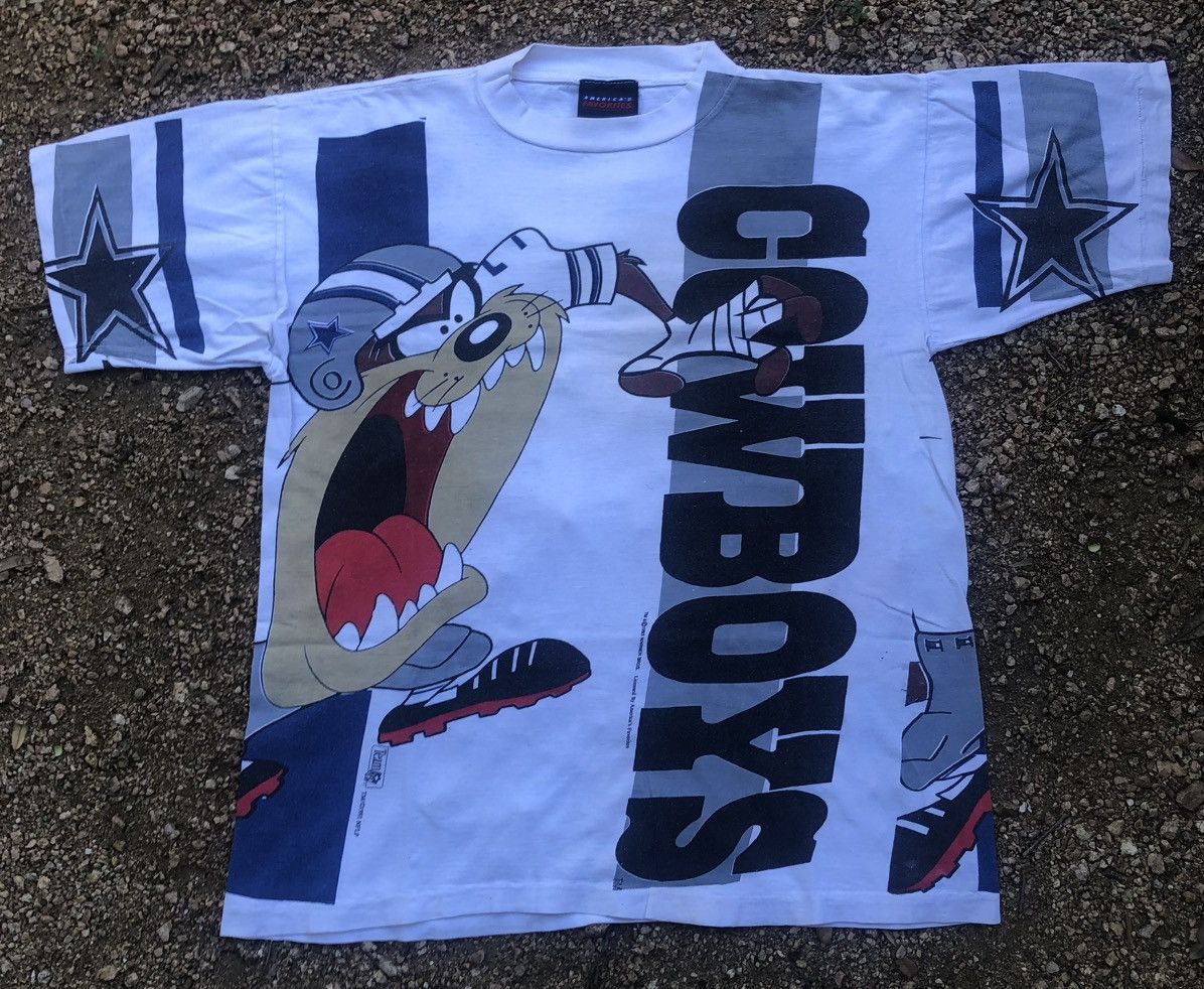 Other Vintage 1993 Dallas Cowboys Taz AOP Size US M / EU 48-50 / 2 - 1 Thumbnail
