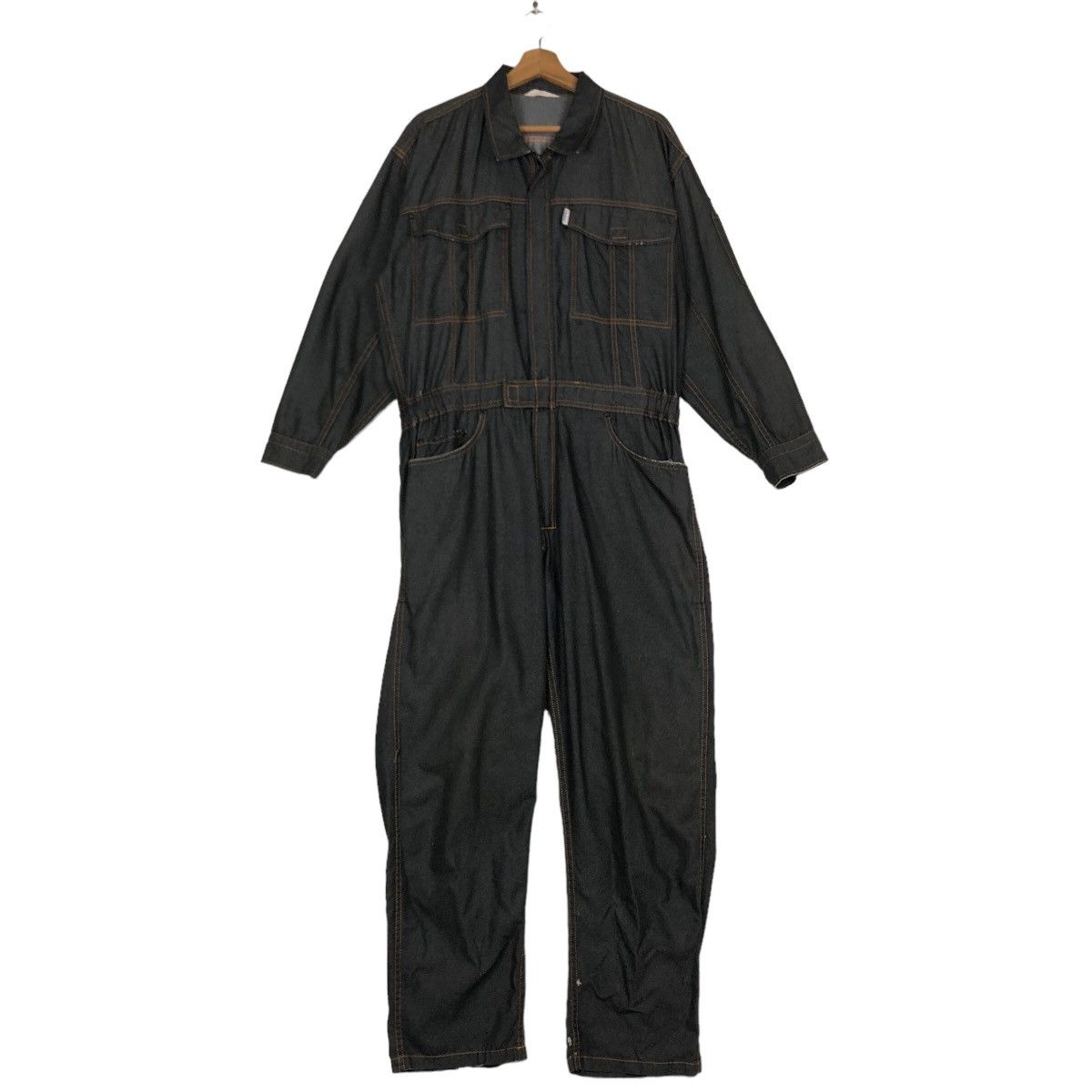 Japanese Brand 🔥90’s Vintage Work Overall Racing Suzuki Wear Big Logo Size US 36 / EU 52 - 2 Thumbnail