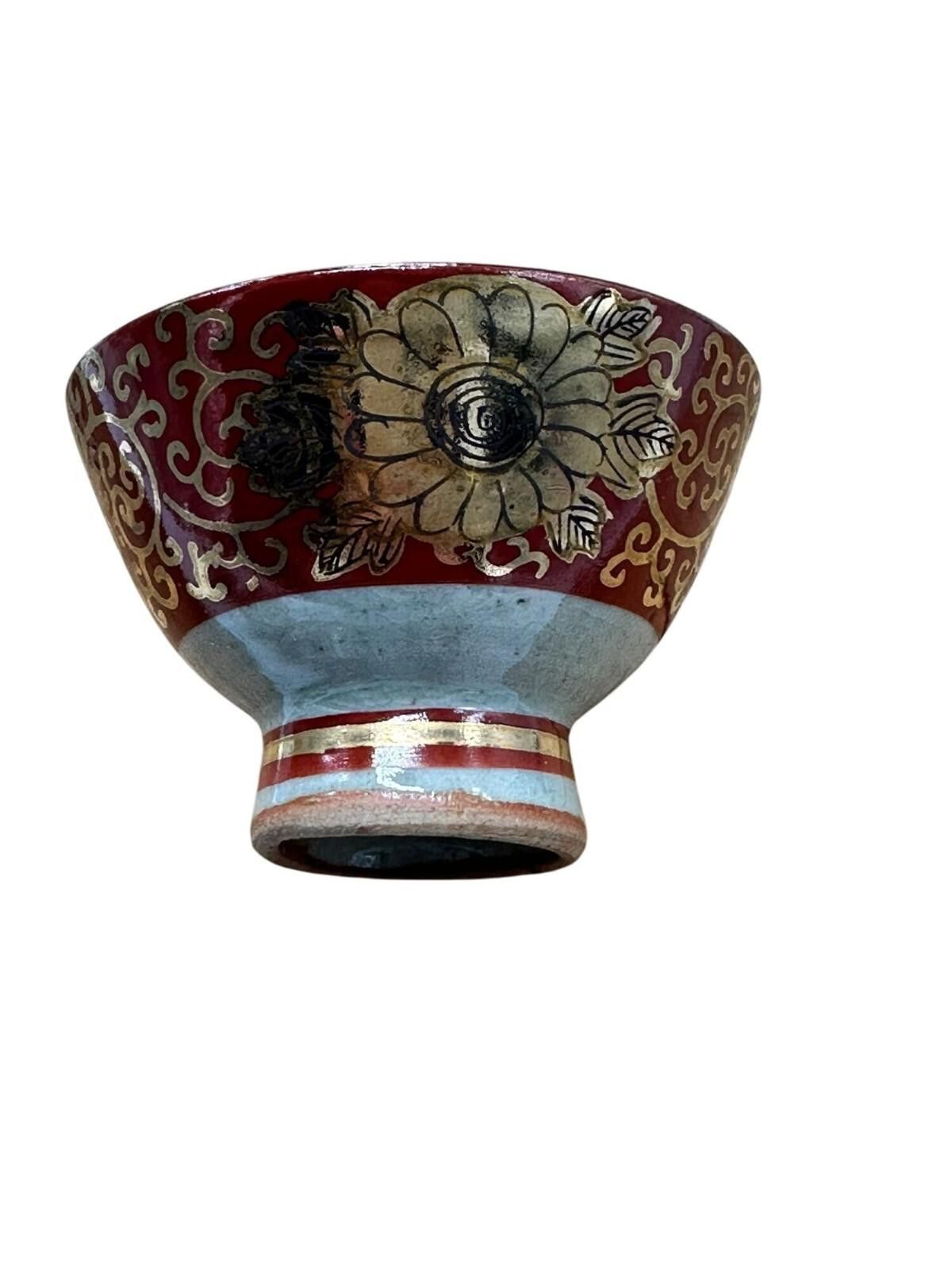 Other Antique Japanese Cup Set Kutani Ware Sakazuki Set Size ONE SIZE - 8 Thumbnail