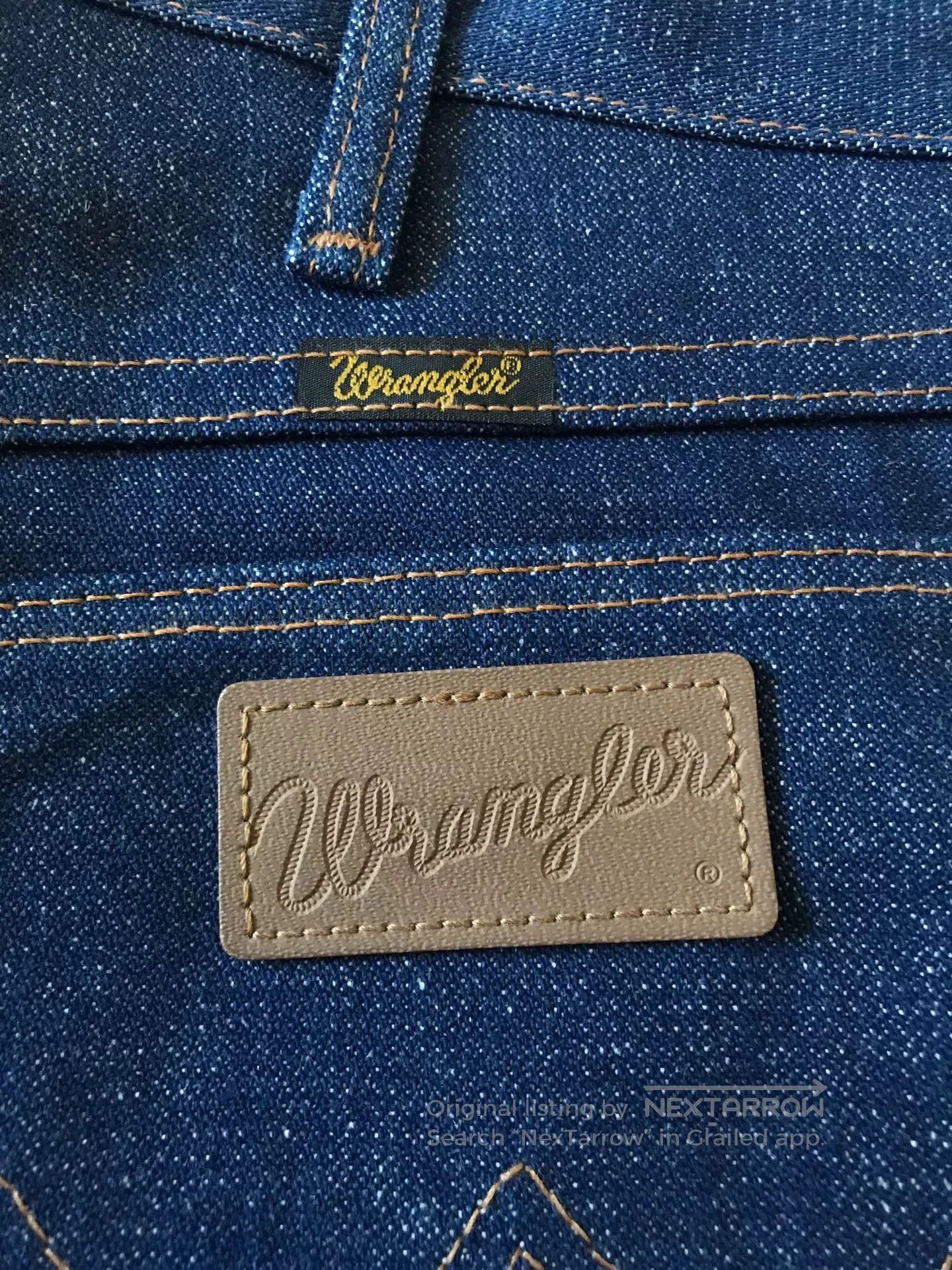 Wrangler Wrangler 13MWZ W36L30 Raw Denim Jeans. Size US 36 / EU 52 - 6 Thumbnail