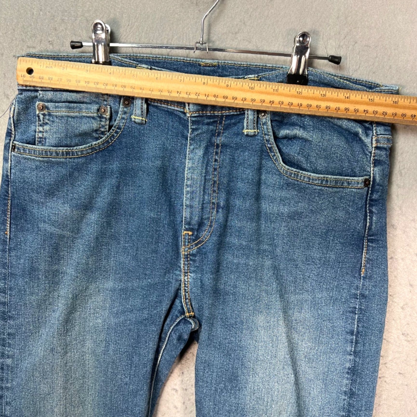 Levi's Levi's 510 Slim Jeans Blue Denim Stretch 31 x 30 Mens Regular 5-Pocket Logo Stretch Size US 31 - 6 Thumbnail