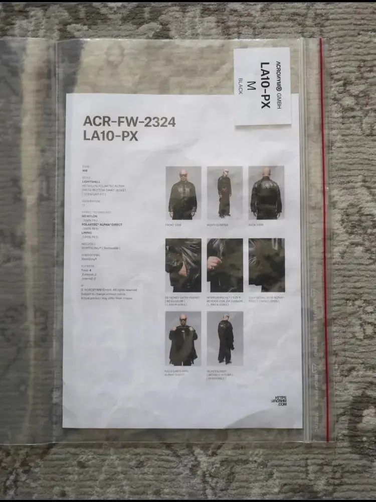 Acronym Acronym L1-2507 Size US M / EU 48-50 / 2 - 3 Thumbnail