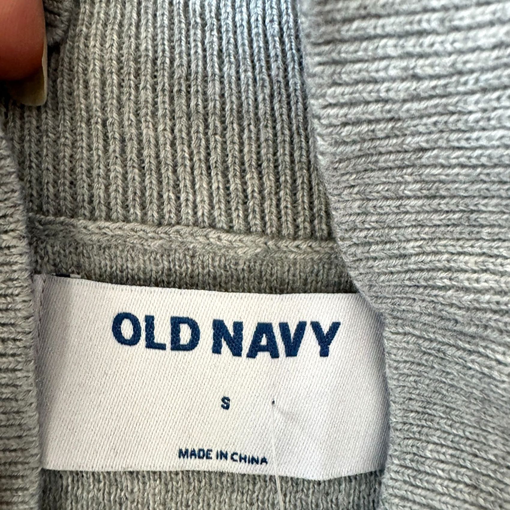 Old Navy Old Navy Sweater Mens Small Gray Pink Colorblock Turtleneck Pullover Size US S / EU 44-46 / 1 - 4 Thumbnail