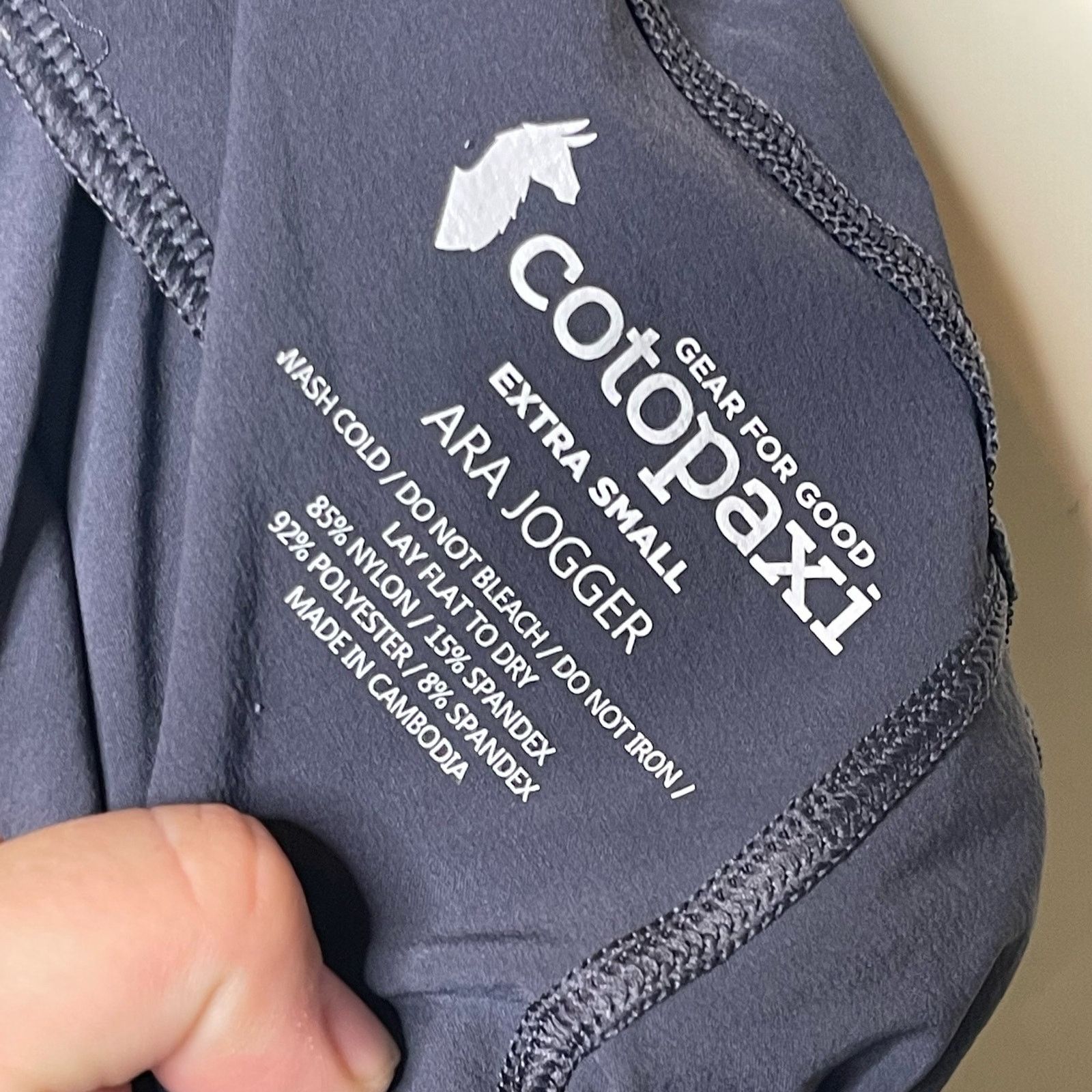 Cotopaxi COTOPAXI Women ARA Jogger Elastic Waist Pants Graphite XS Size 24" / US 00 / IT 34 - 6 Thumbnail