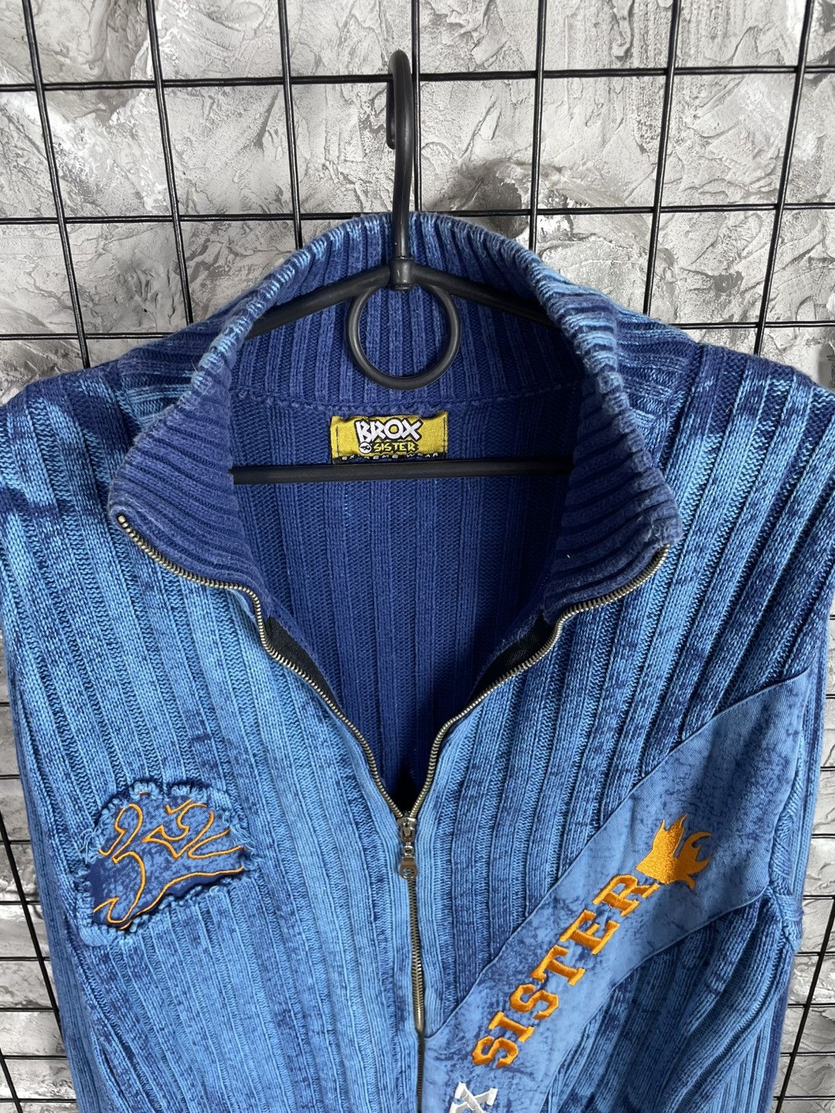 Dolce & Gabbana Vintage Y2K Textured Knit Zip Sweater Hysteric Glamour Style Size US L / EU 52-54 / 3 - 6 Thumbnail