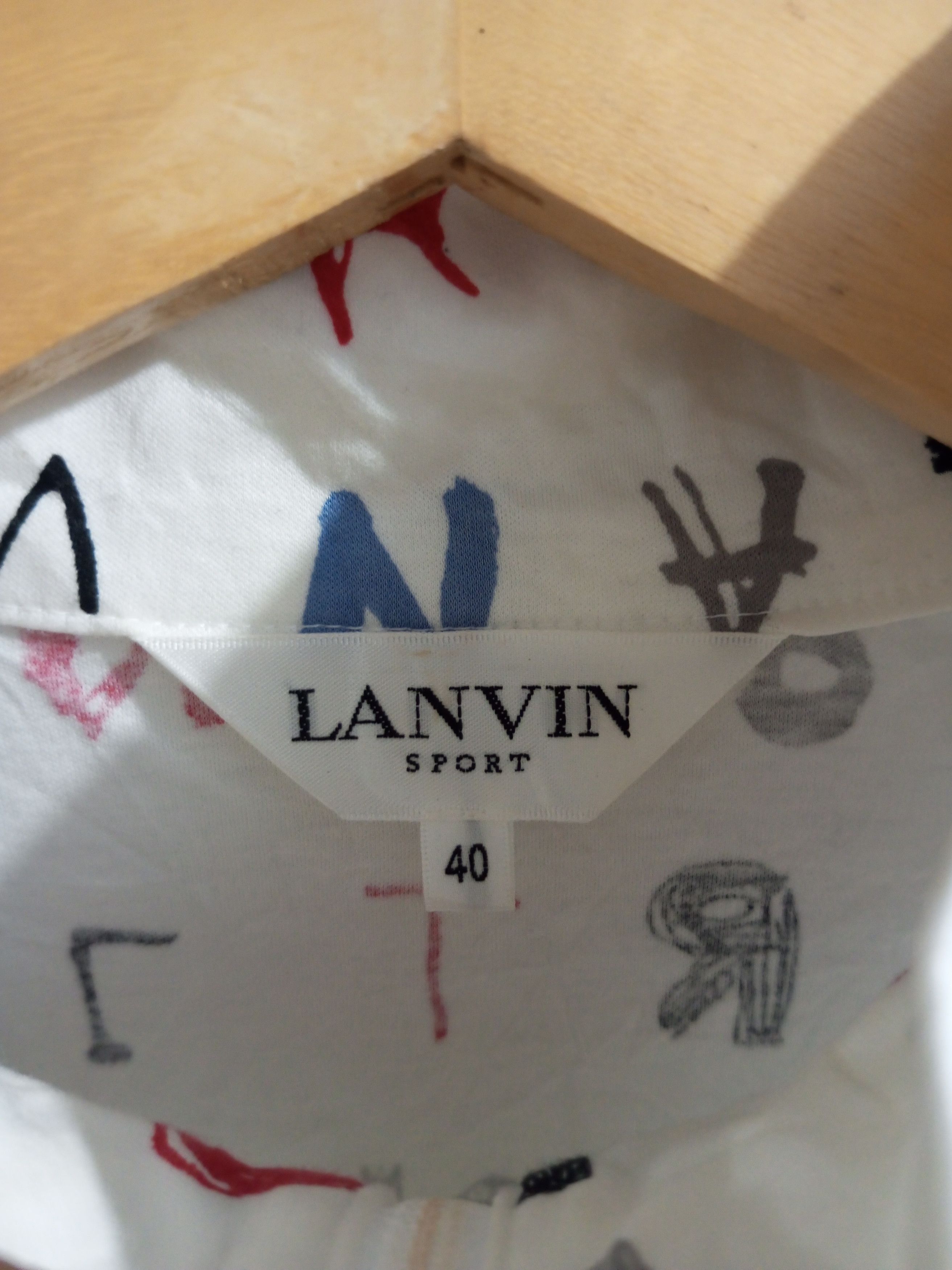 Lanvin × Vintage Vintage langit sport half zipper long sleeve tshirt Size US M / EU 48-50 / 2 - 6 Thumbnail