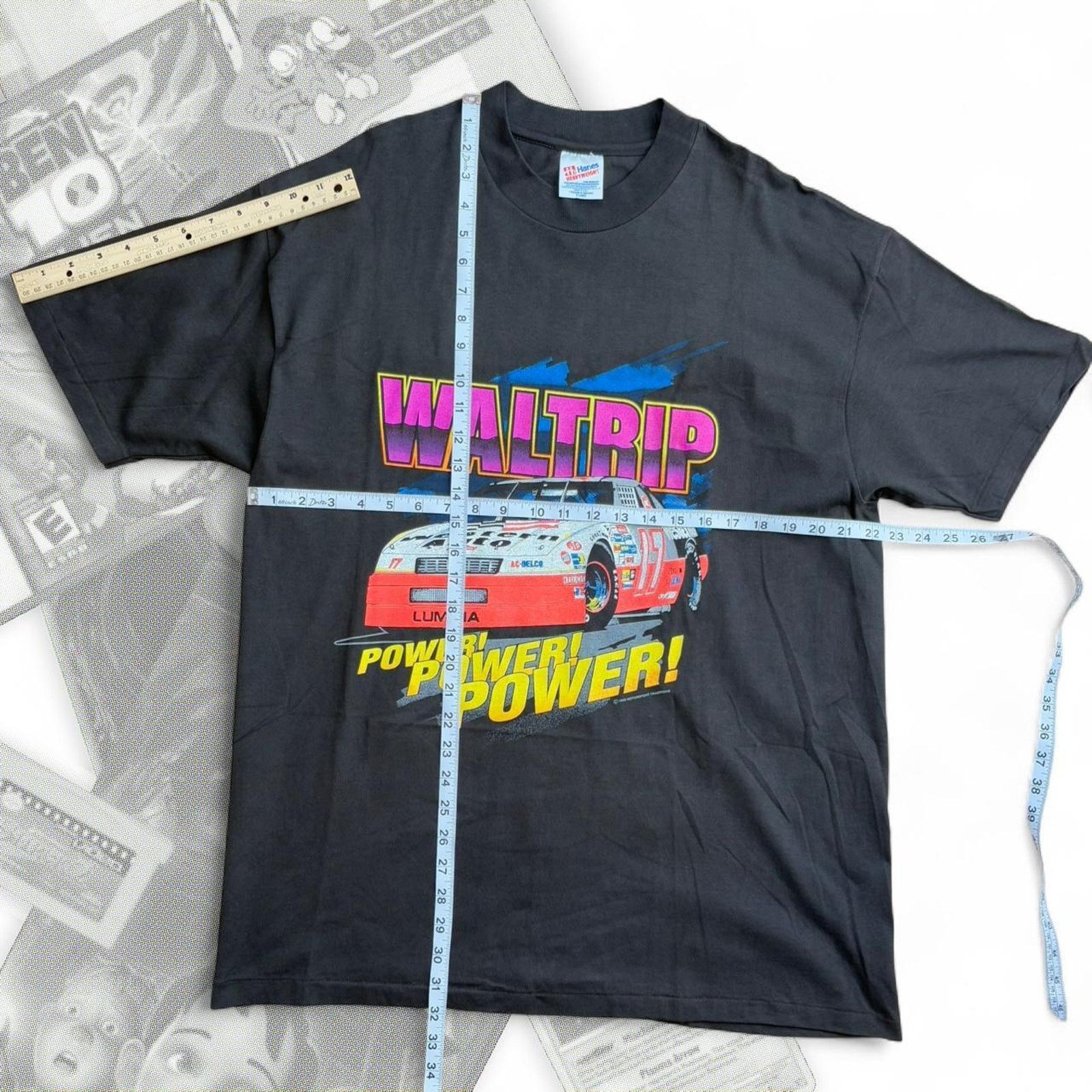 NASCAR Darrel Waltrip Power Graphic Tee Size US XL / EU 56 / 4 - 2 Thumbnail