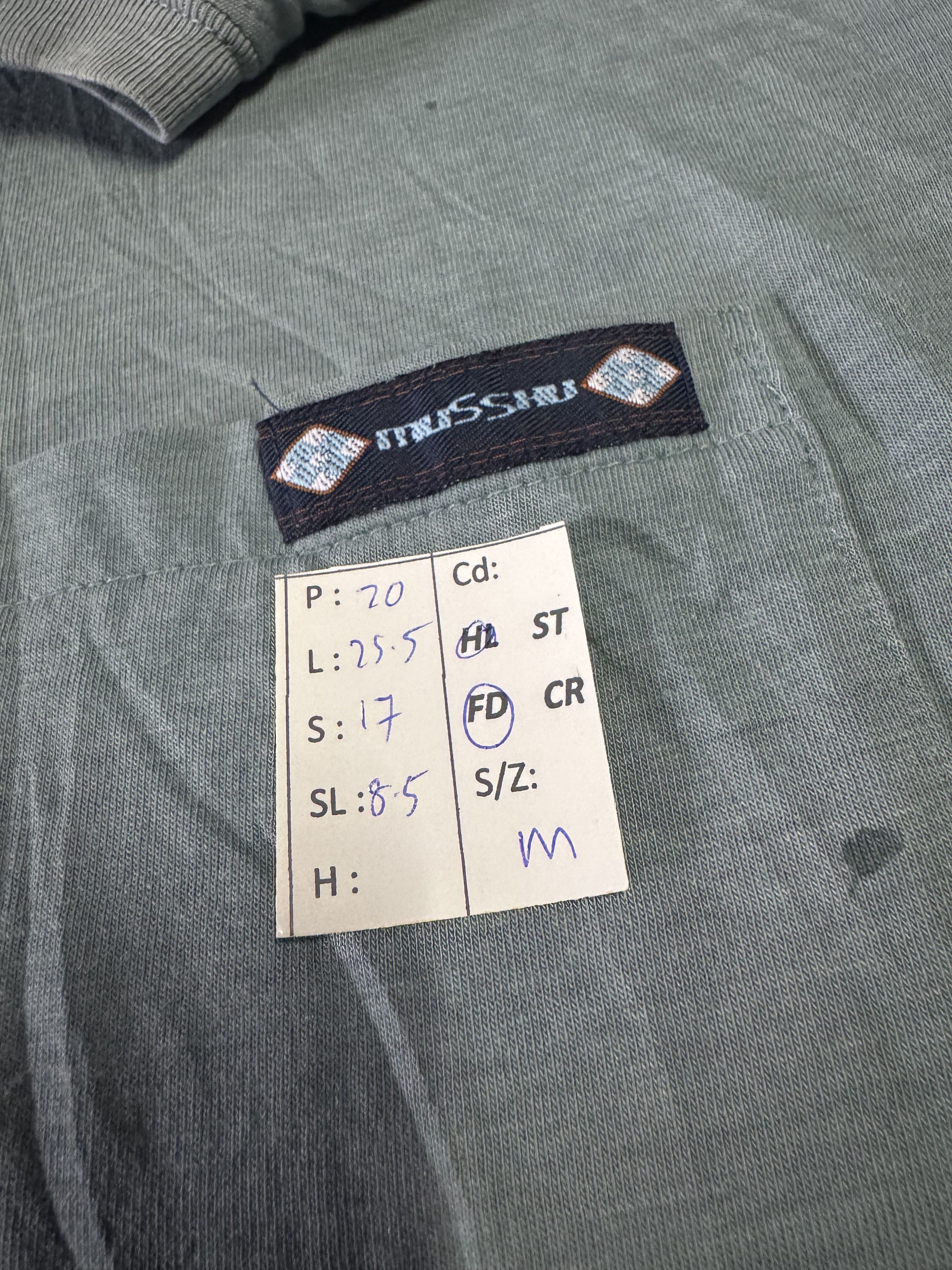 Japanese Brand THRASHED FADED VINTAGE 90'S MUSSHU 2 POCKET TEE VERY RARE Size US M / EU 48-50 / 2 - 21 Thumbnail