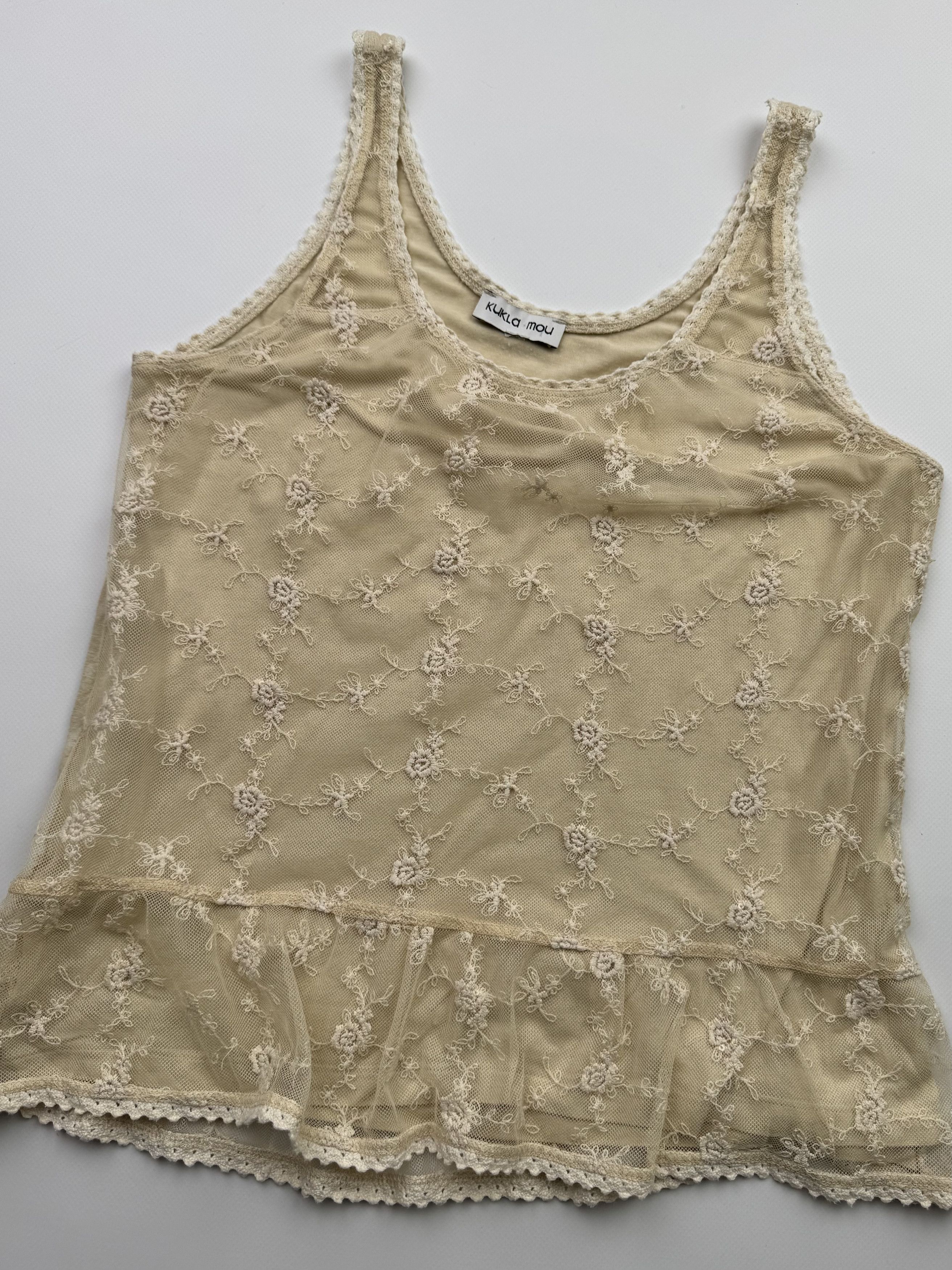 Japanese Brand Vintage Tank Top B317(V356)E2 Size M / US 6-8 / IT 42-44 - 2 Thumbnail