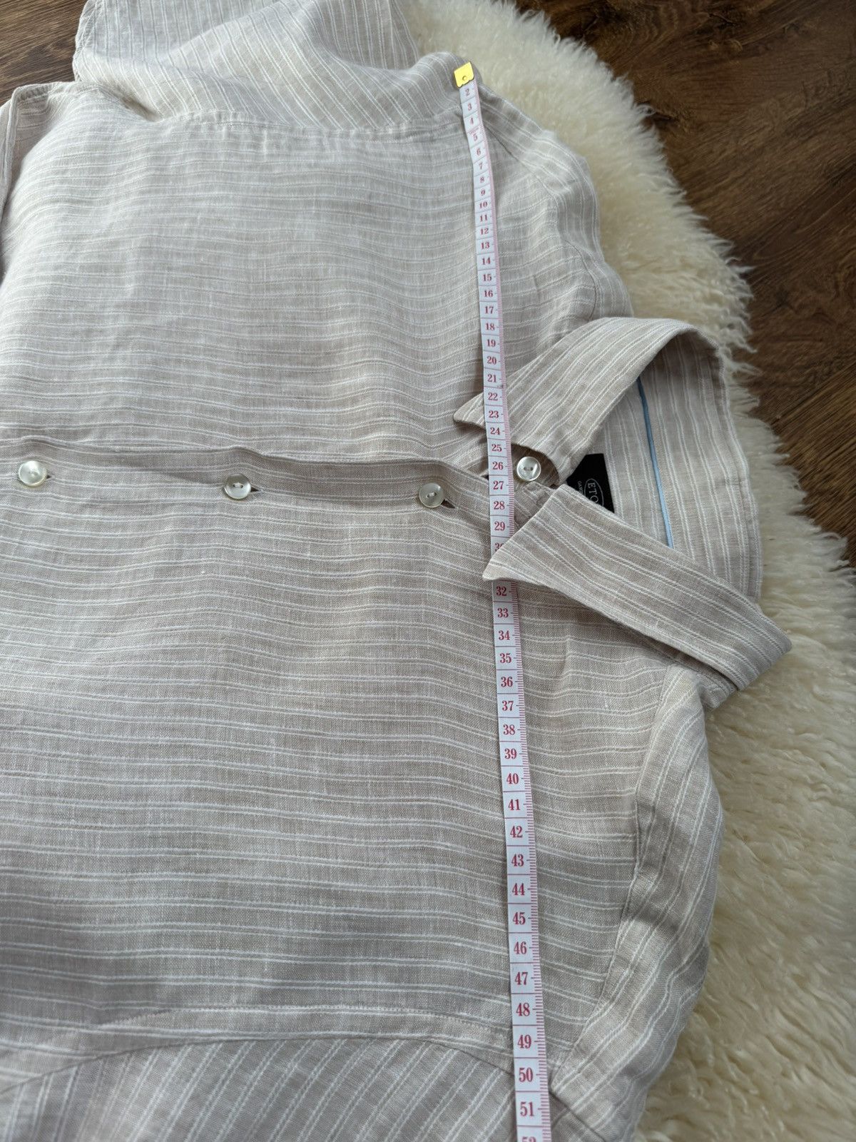 Eton Eton Linen shirt Size 44R - 9 Thumbnail