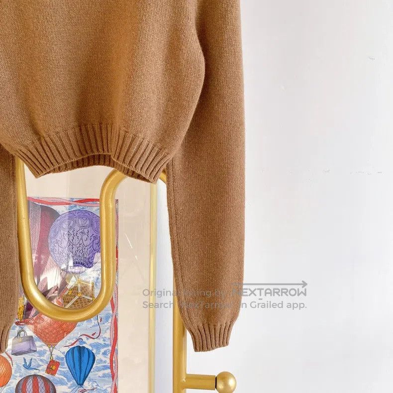 Fendi Fendi Brown Knit Top Size S / US 4 / IT 40 - 6 Thumbnail