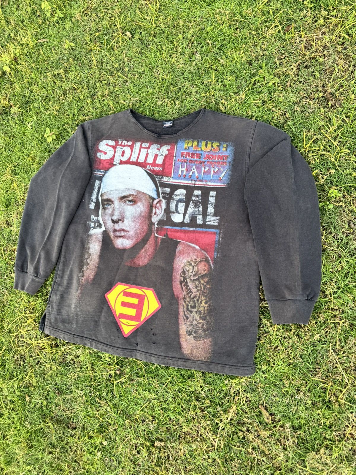 Vintage Vintage Eminem Y2K Rap Tour Tee Hip Hop Sweatshirt 90s Size US L / EU 52-54 / 3 - 2 Thumbnail