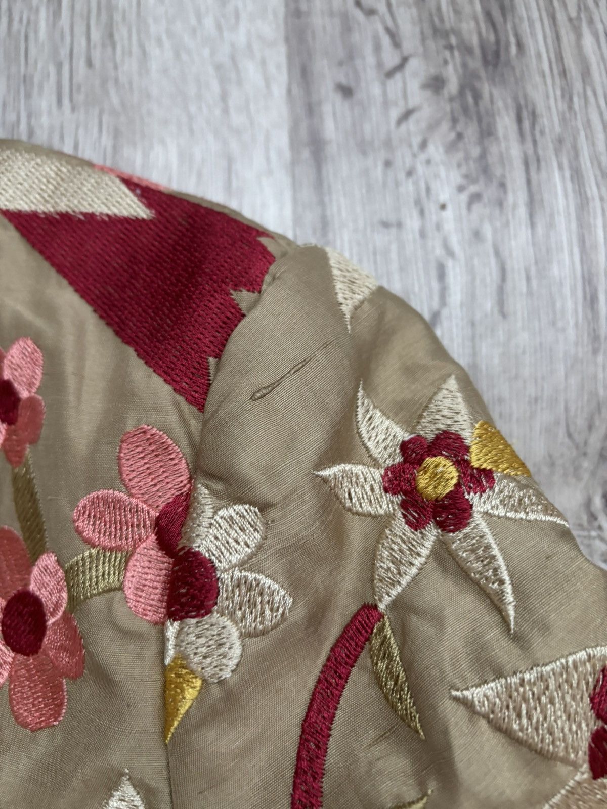 Johnny Was Biya Johnny Was 100% Silk Embroidered Blazer Jacket Rare Size S / US 4 / IT 40 - 16 Thumbnail