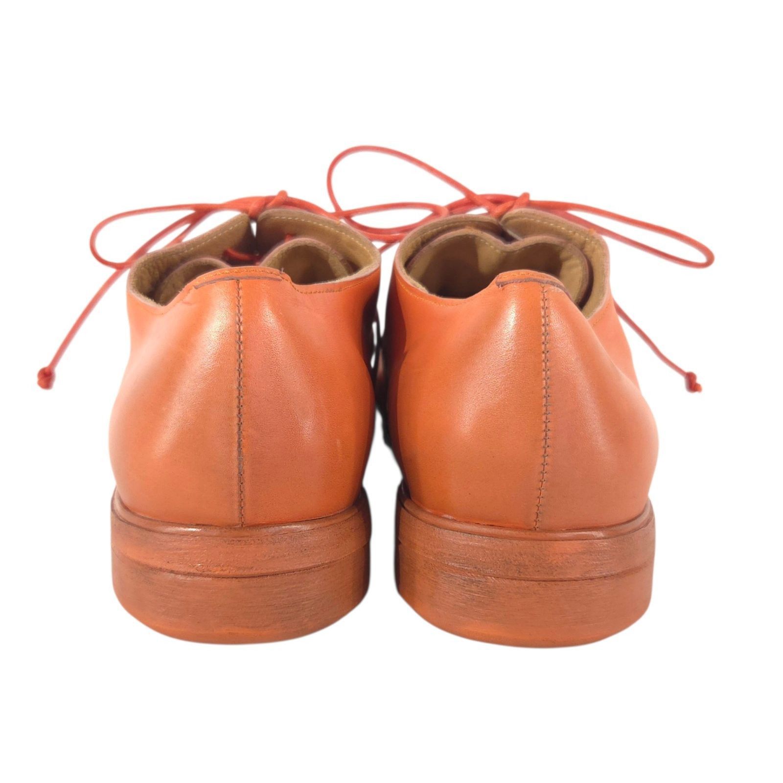 Marsell Marsell Grained Leather Derby Shoes US 11 EU 44 Mens Orange Size US 11 / EU 44 - 5 Thumbnail