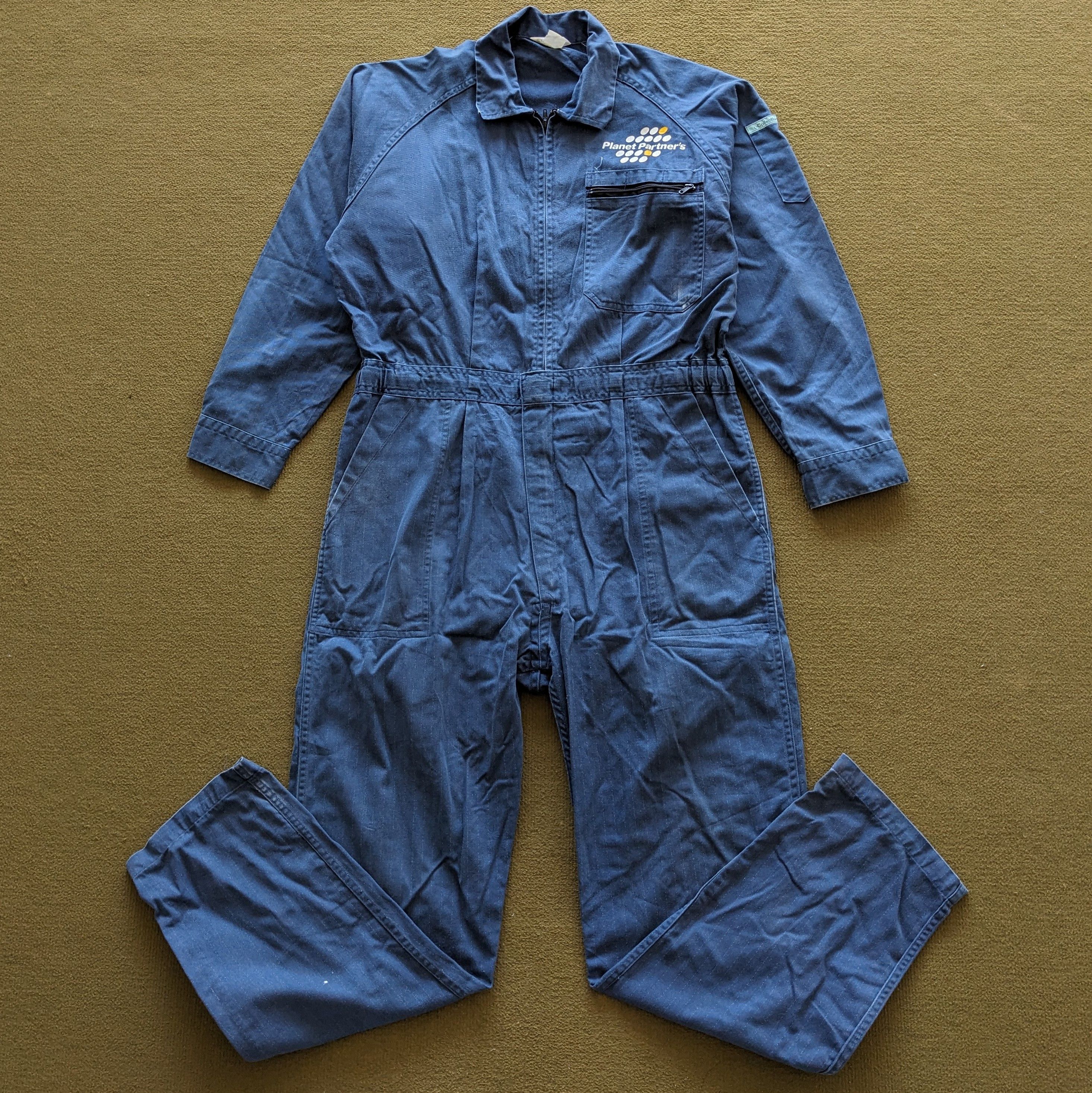 Vintage Vintage PLANET PARTNERS Japanese Coverall Workwear Jacket Size US L / EU 52-54 / 3 - 4 Thumbnail