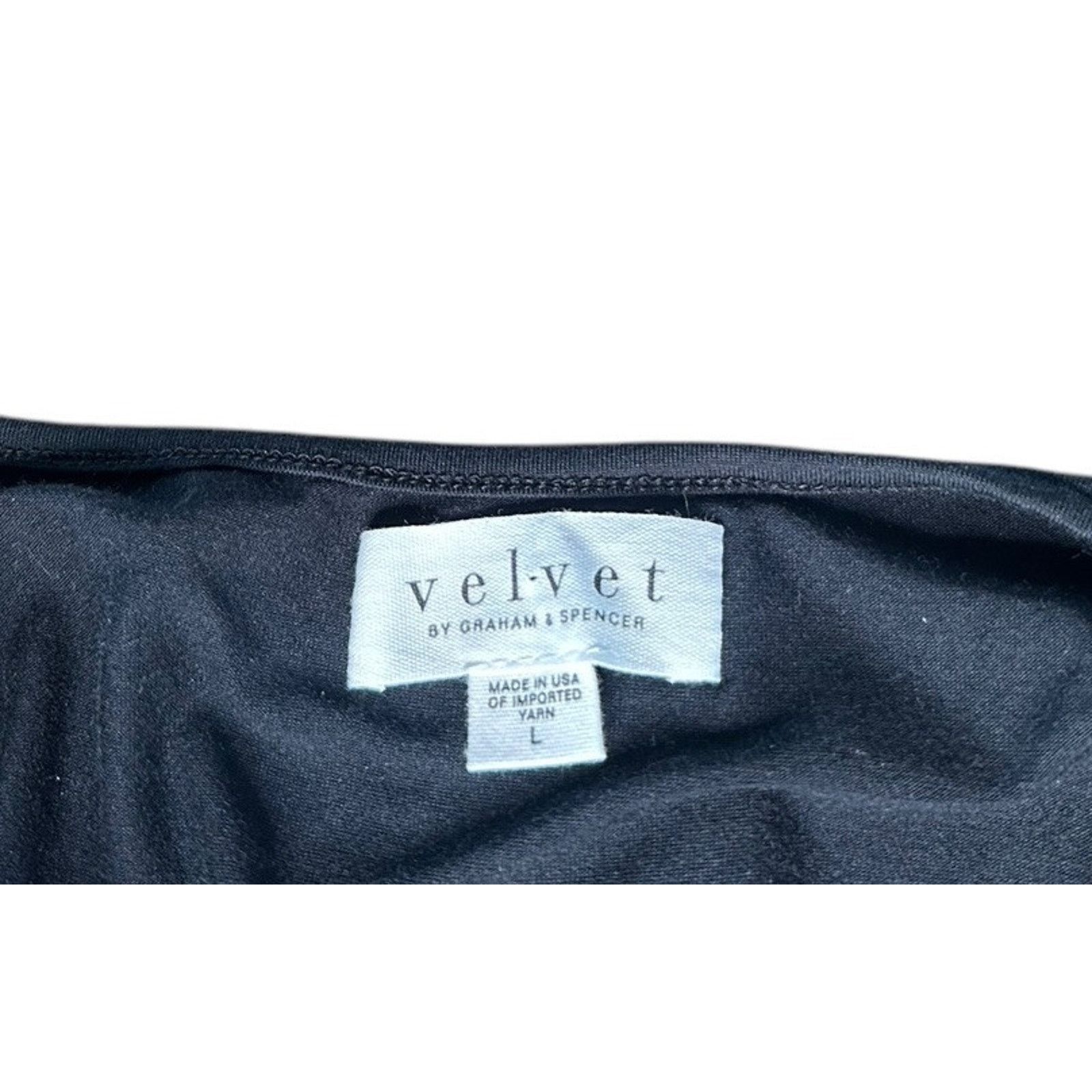 Other VELVET By Graham & Spencer Long Modal Jersey Dress Black L Size L / US 10 / IT 46 - 6 Thumbnail