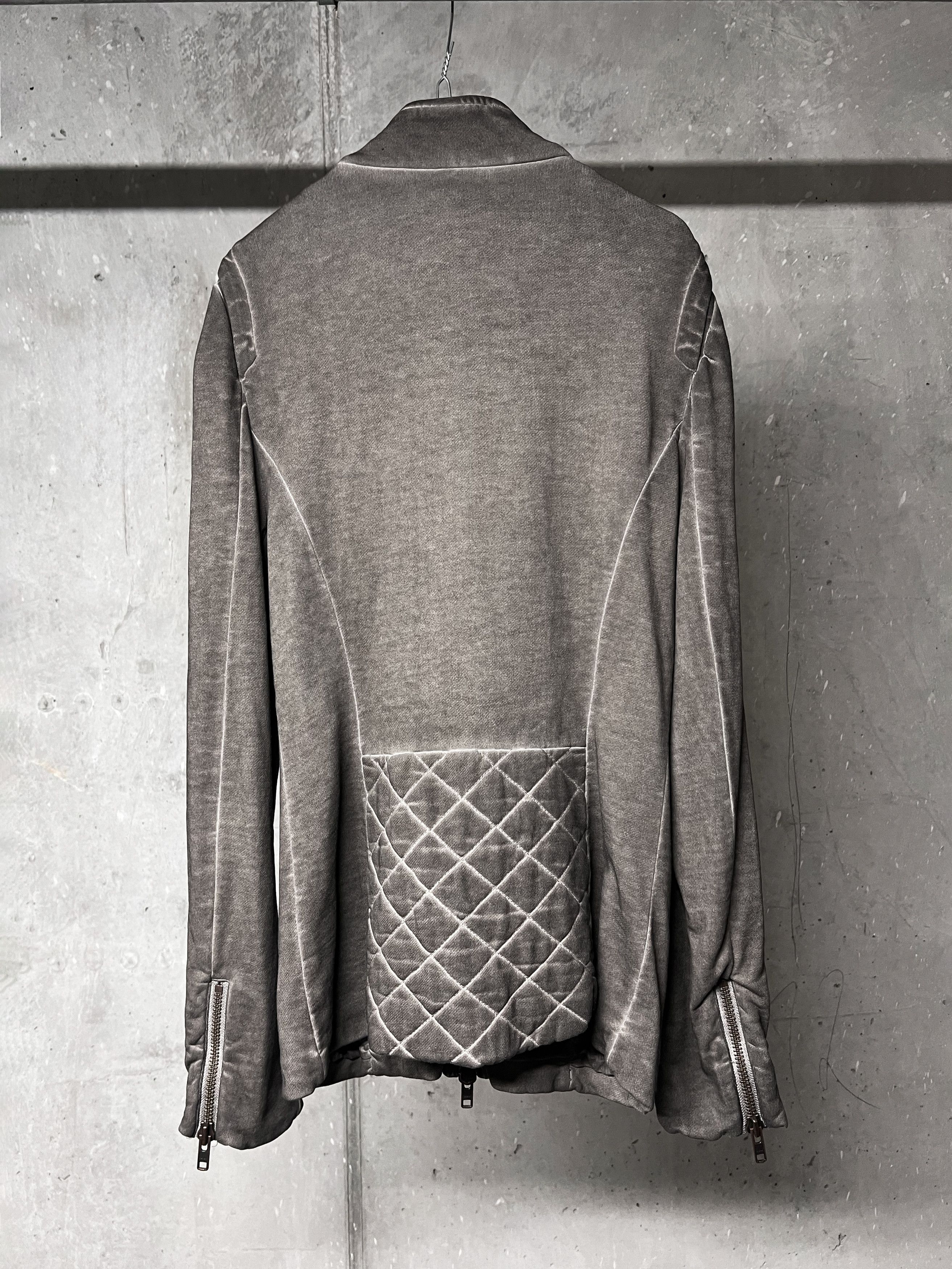 LIEBESKIND BERLIN Liebeskind berlin washed grey industrial zip jacket Size US M / EU 48-50 / 2 - 4 Thumbnail
