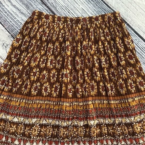 Vintage Vintage Alfred Dunner Pleated Midi Skirt Size 34" / US 12 / IT 48 - 2 Thumbnail