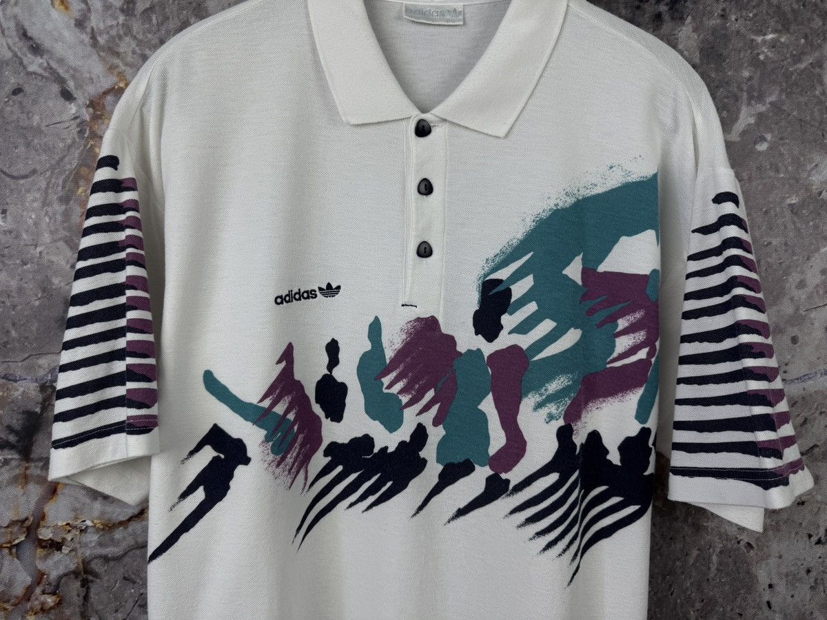 Adidas Men’s Adidas Polo Shirt Vintage Size Large Size US L / EU 52-54 / 3 - 3 Thumbnail
