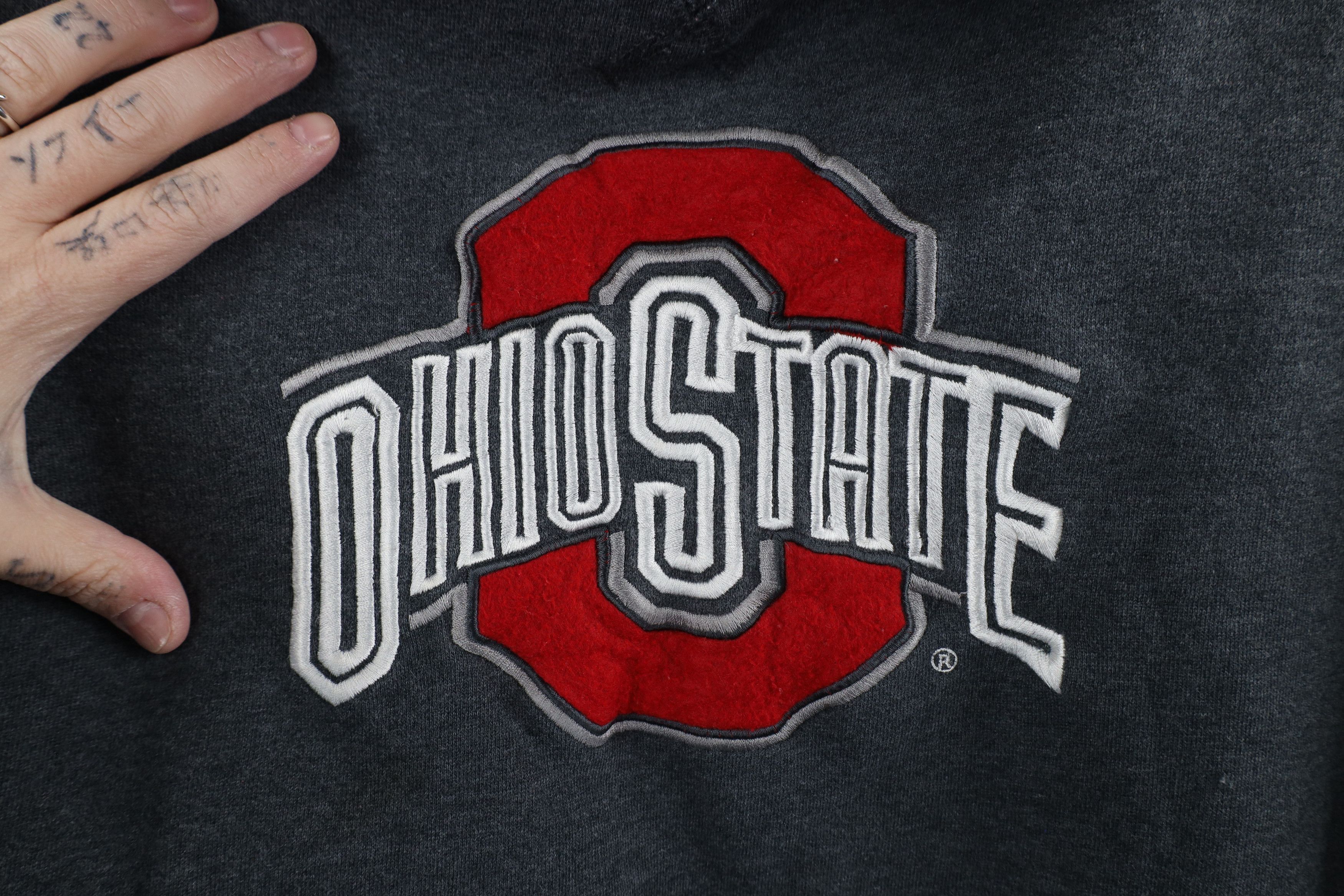 Vintage Vintage Spell Heavyweight Ohio State University Hoodie Gray Size US XXL / EU 58 / 5 - 9 Thumbnail