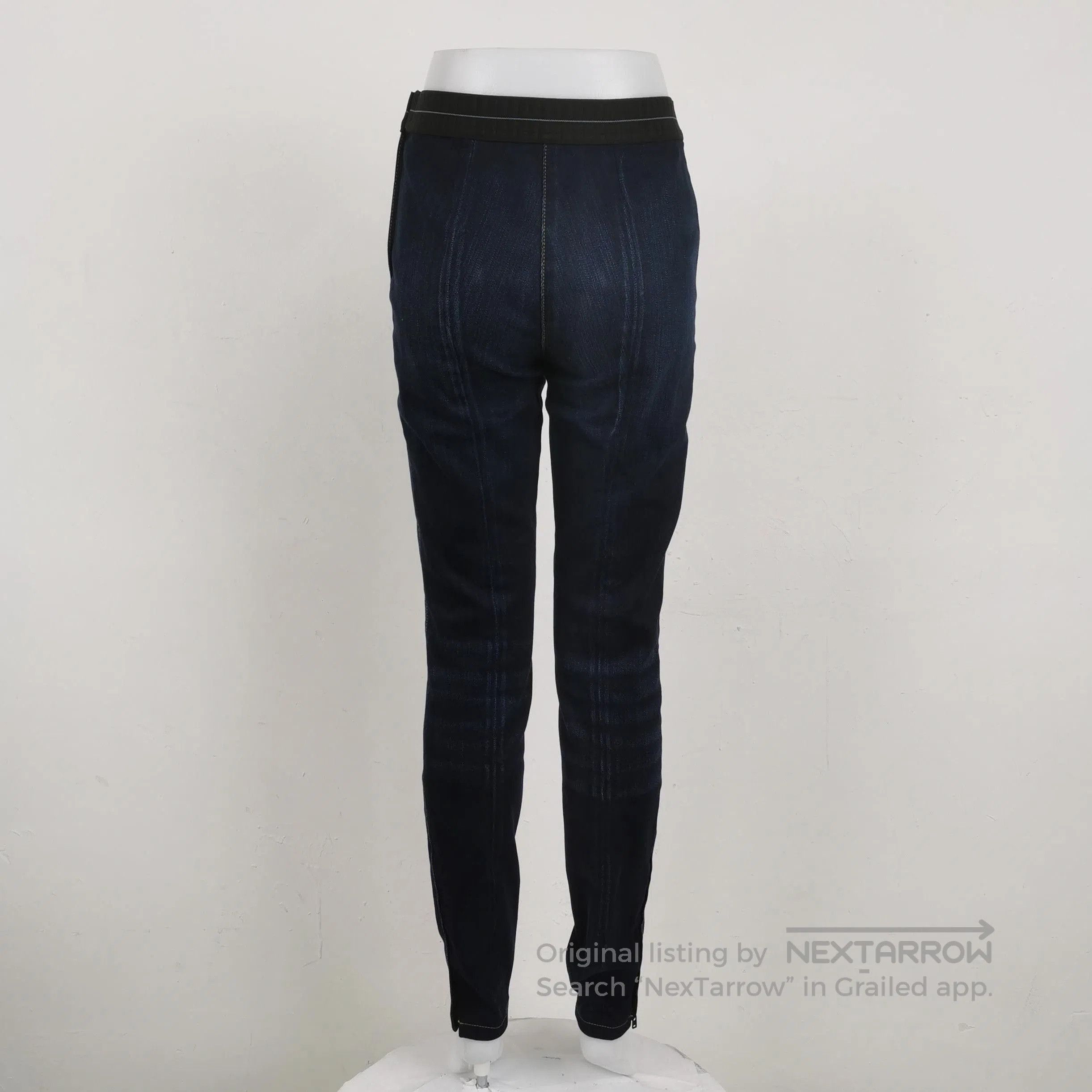 Prada Prada Logo Cotton Denim Trousers Size 38 . Size 37" - 2 Thumbnail