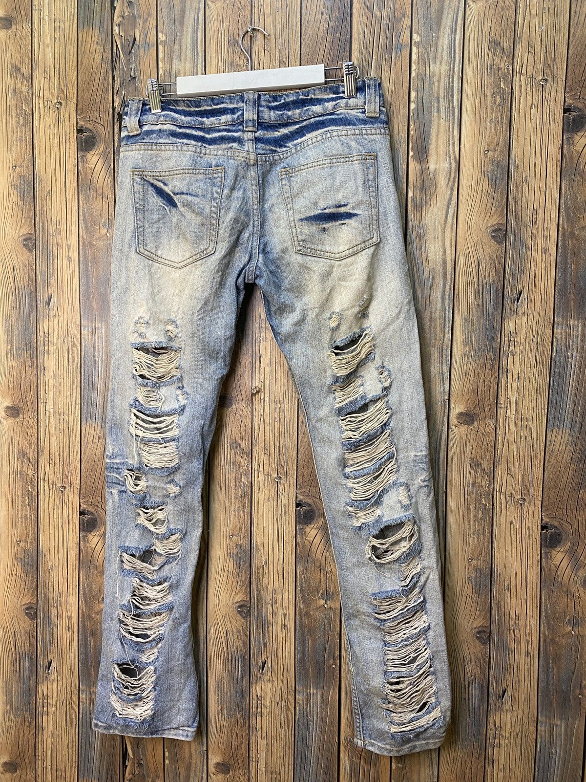 If Six Was Nine unbrand Distressed denim saiz 34(n01) Size US 34 / EU 50 - 2 Thumbnail
